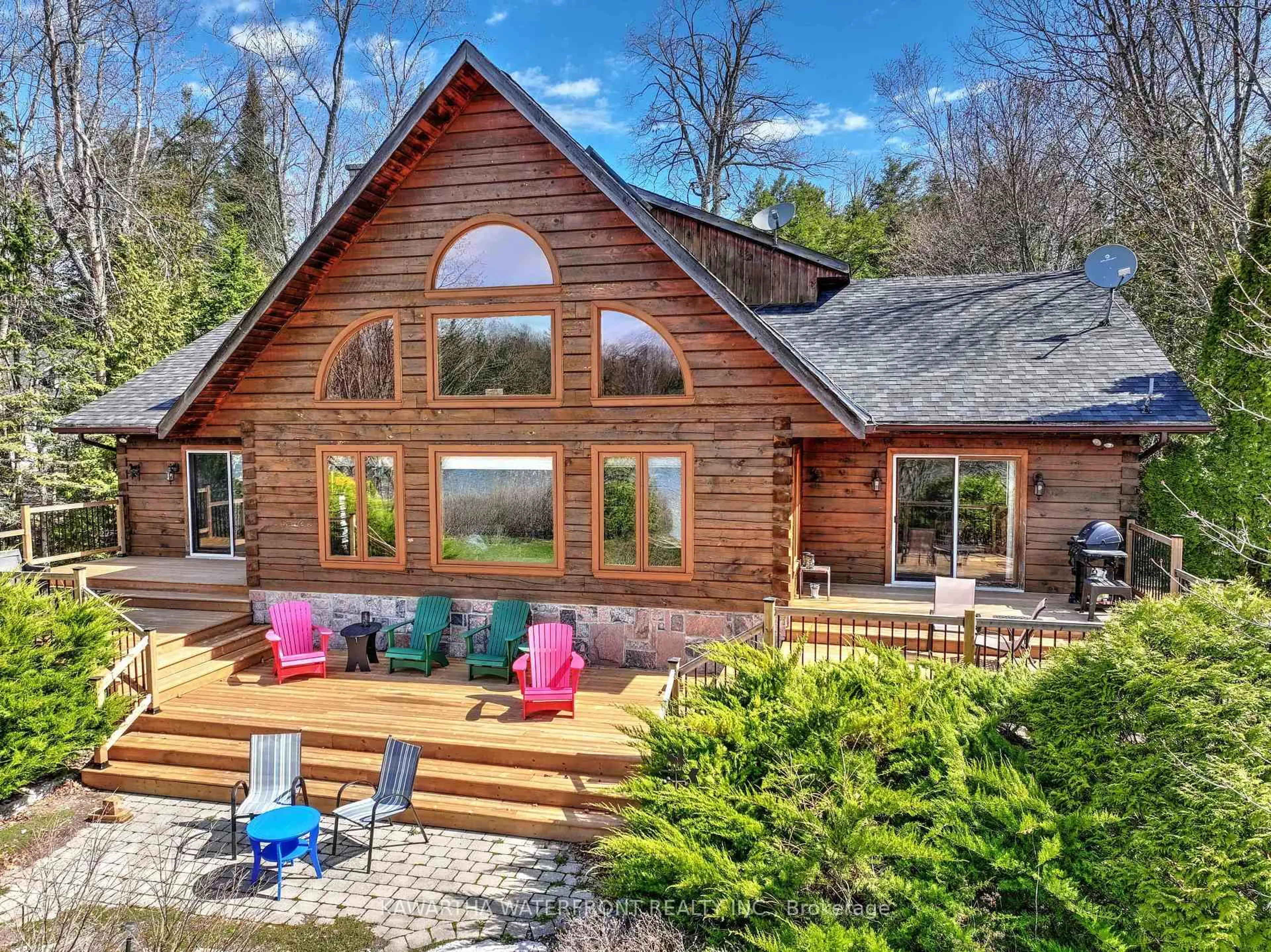 Home with brick exterior material, water/lake/river/ocean view for 43 Shadow Lake Road 14 Rd, Kawartha Lakes Ontario K0M 1K0