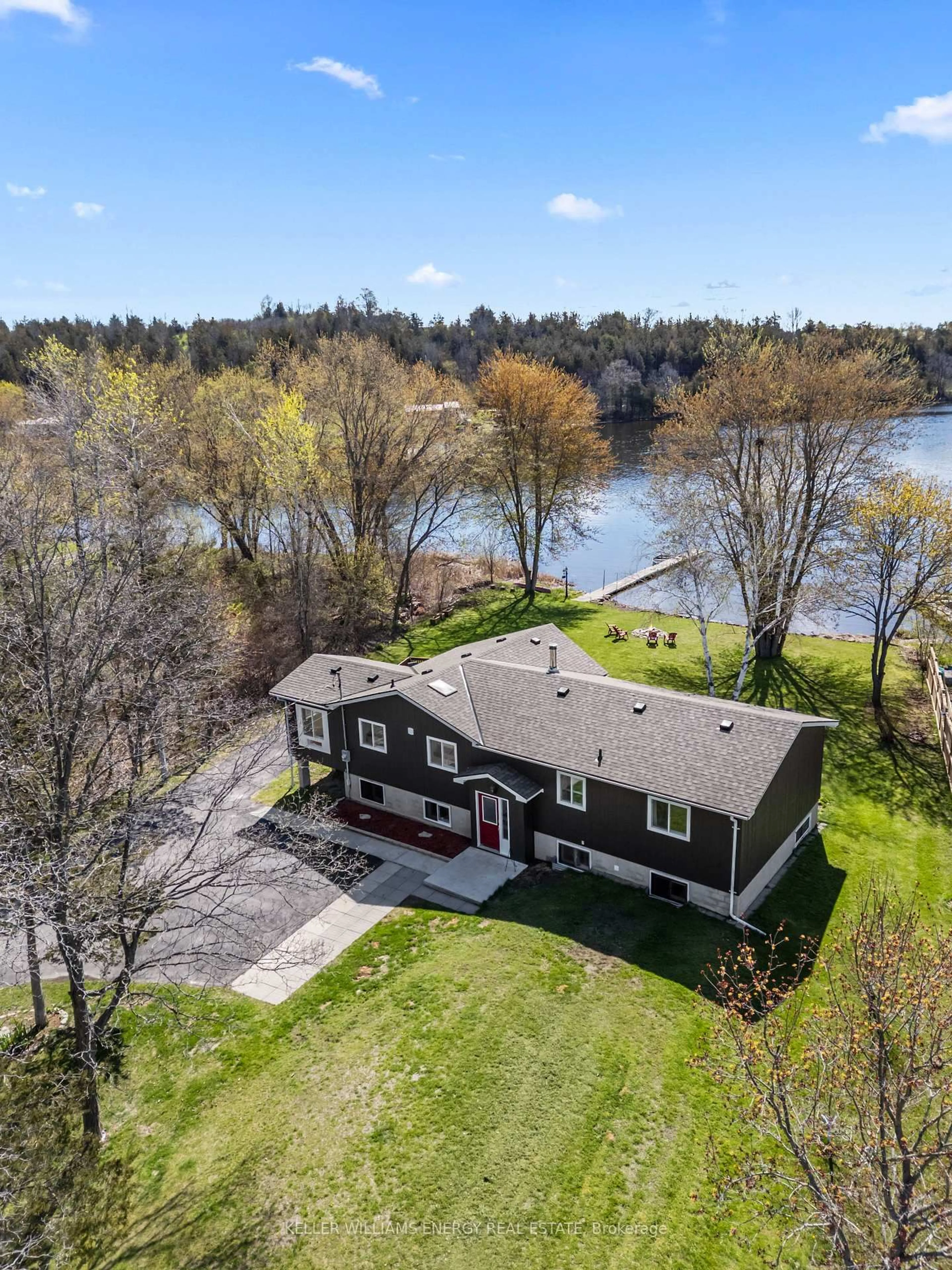 A pic from outside/outdoor area/front of a property/back of a property/a pic from drone, water/lake/river/ocean view for 269 Hillside Dr, Trent Hills Ontario K0L 1L0