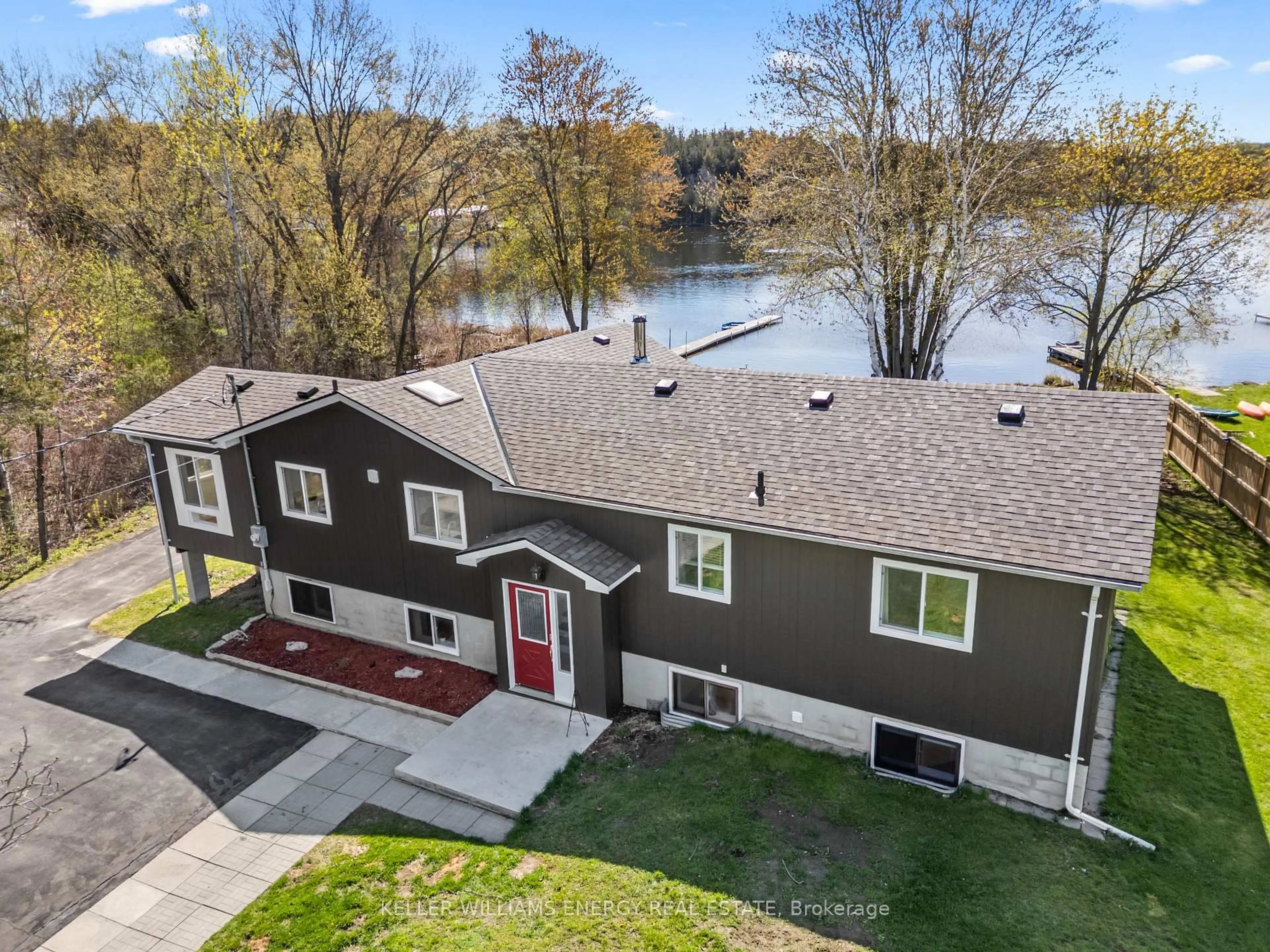 A pic from outside/outdoor area/front of a property/back of a property/a pic from drone, water/lake/river/ocean view for 269 Hillside Dr, Trent Hills Ontario K0L 1L0