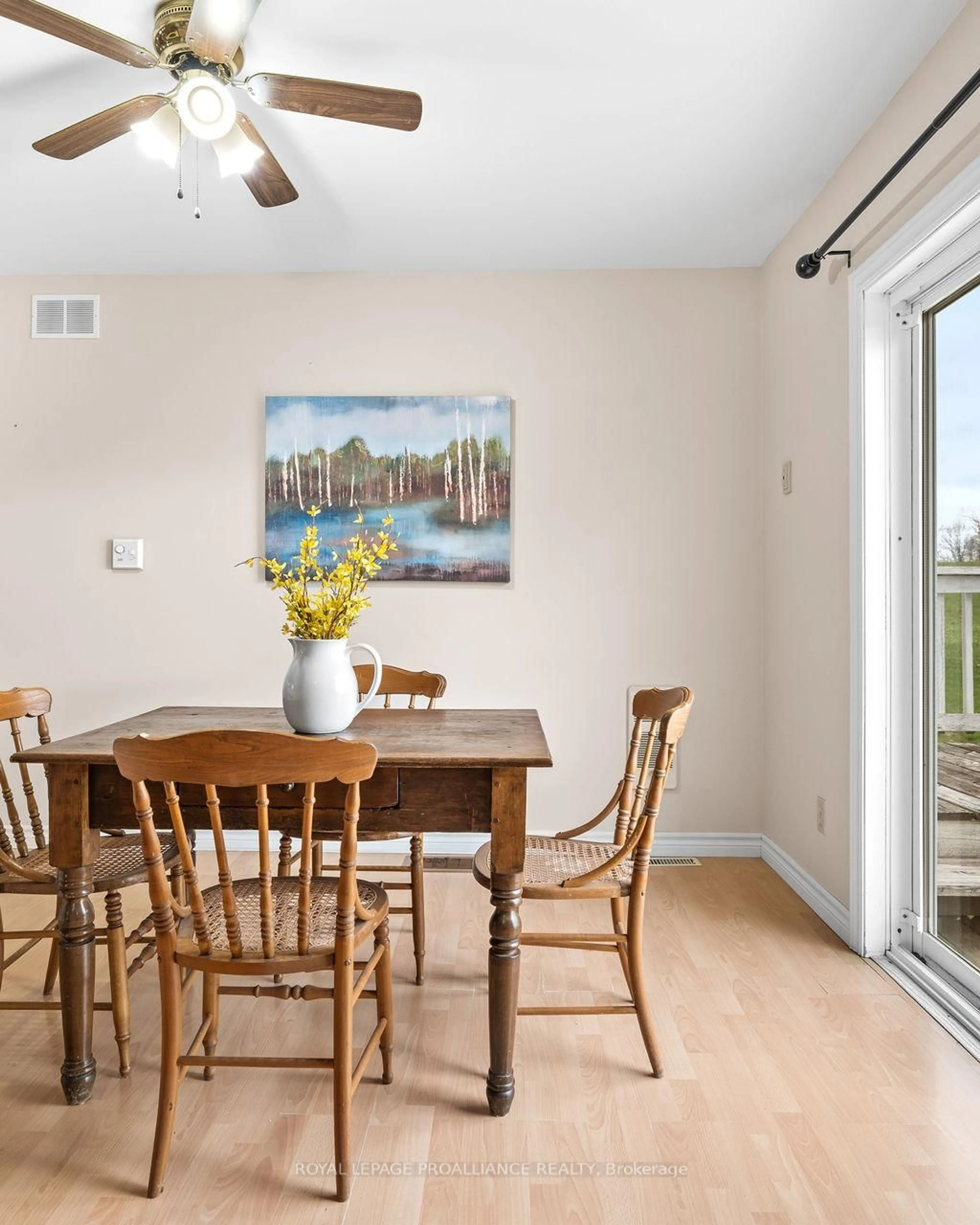 Dining room, wood/laminate floor for 83 Palmer Rd, Madoc Ontario K0K 2K0