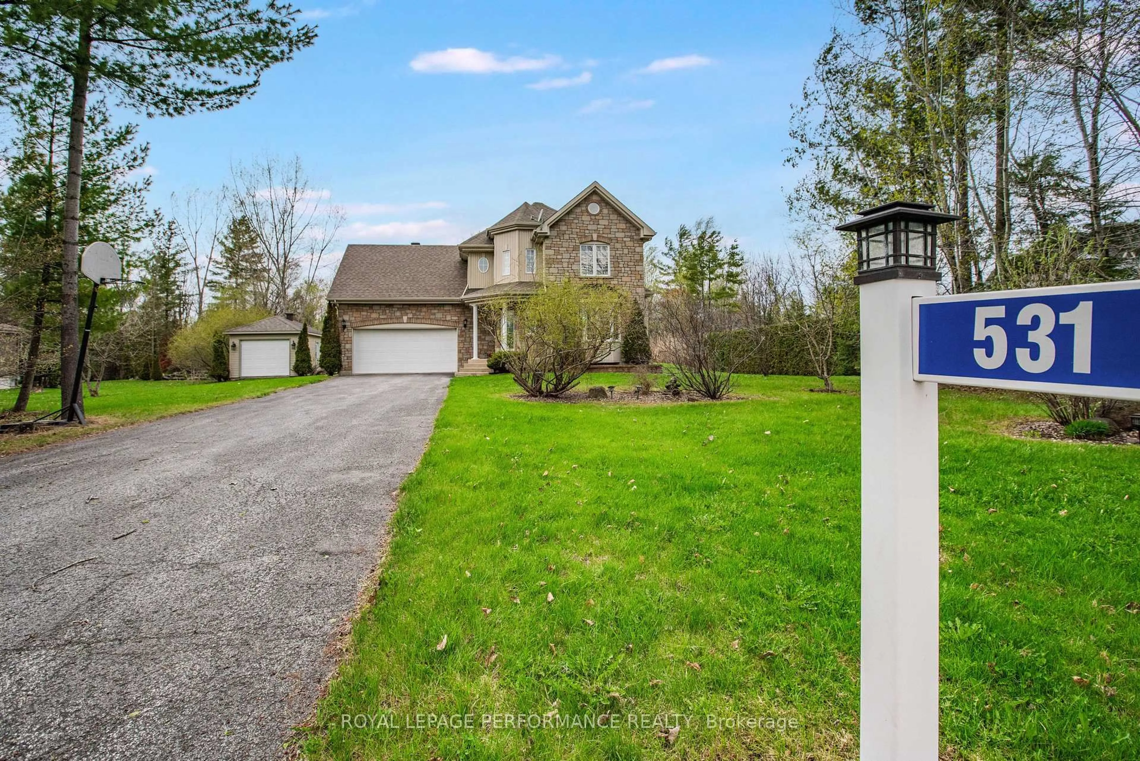 A pic from outside/outdoor area/front of a property/back of a property/a pic from drone, street for 531 Du Bercail Rd, Champlain Ontario K0B 1K0