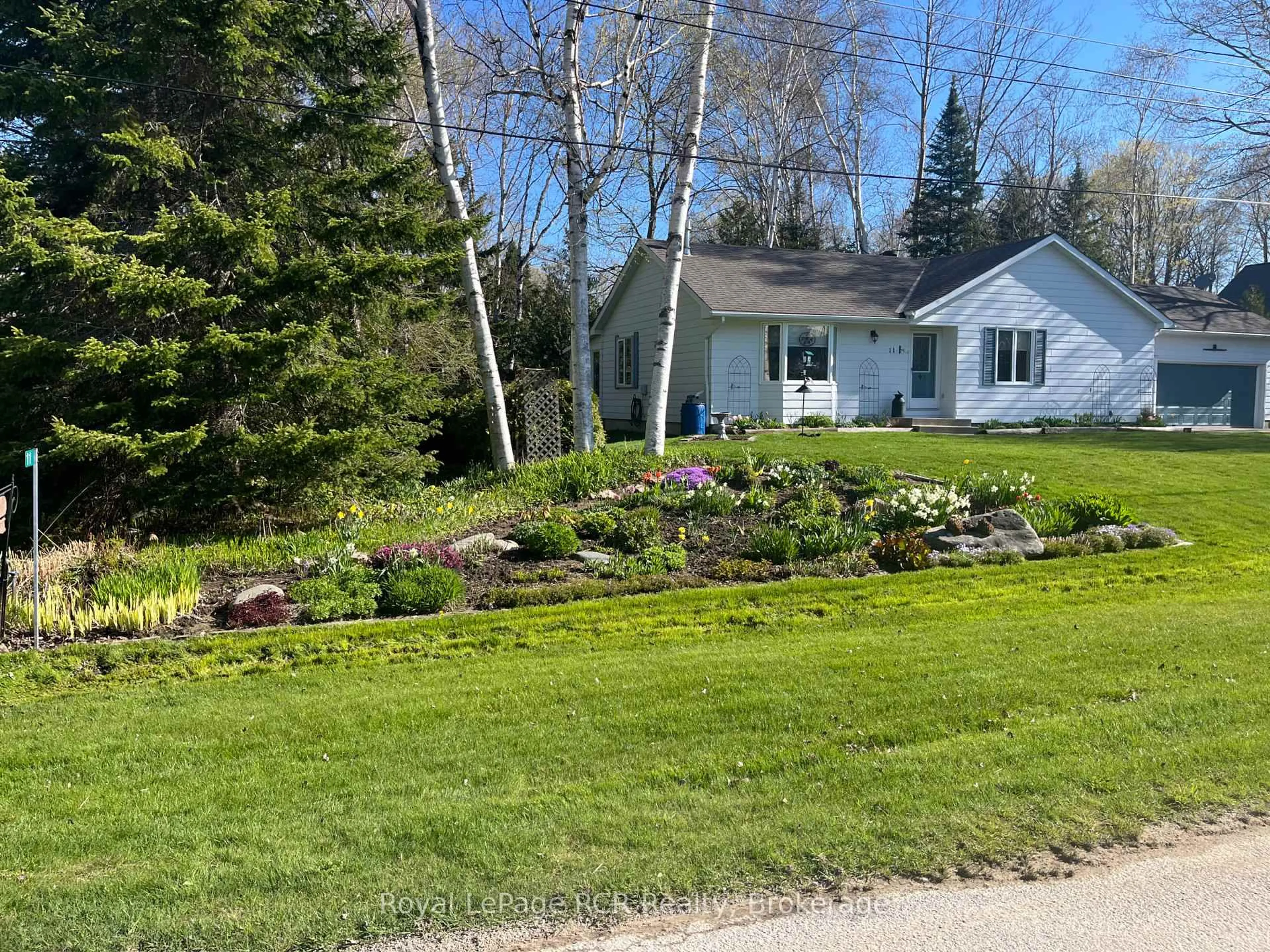 A pic from outside/outdoor area/front of a property/back of a property/a pic from drone, street for 11 Graham Cres, South Bruce Peninsula Ontario N0H 2G0