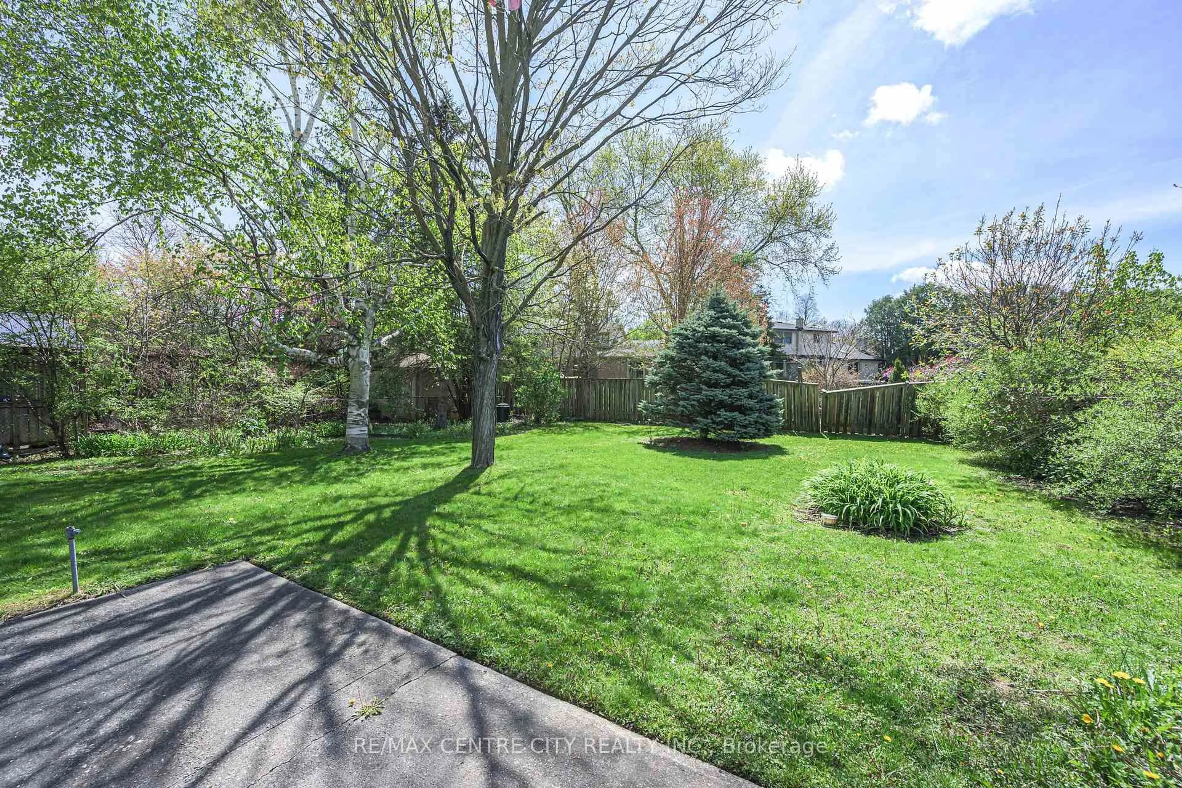 Patio, forest/trees view for 42 Annadale Dr, London North Ontario N6G 2B7