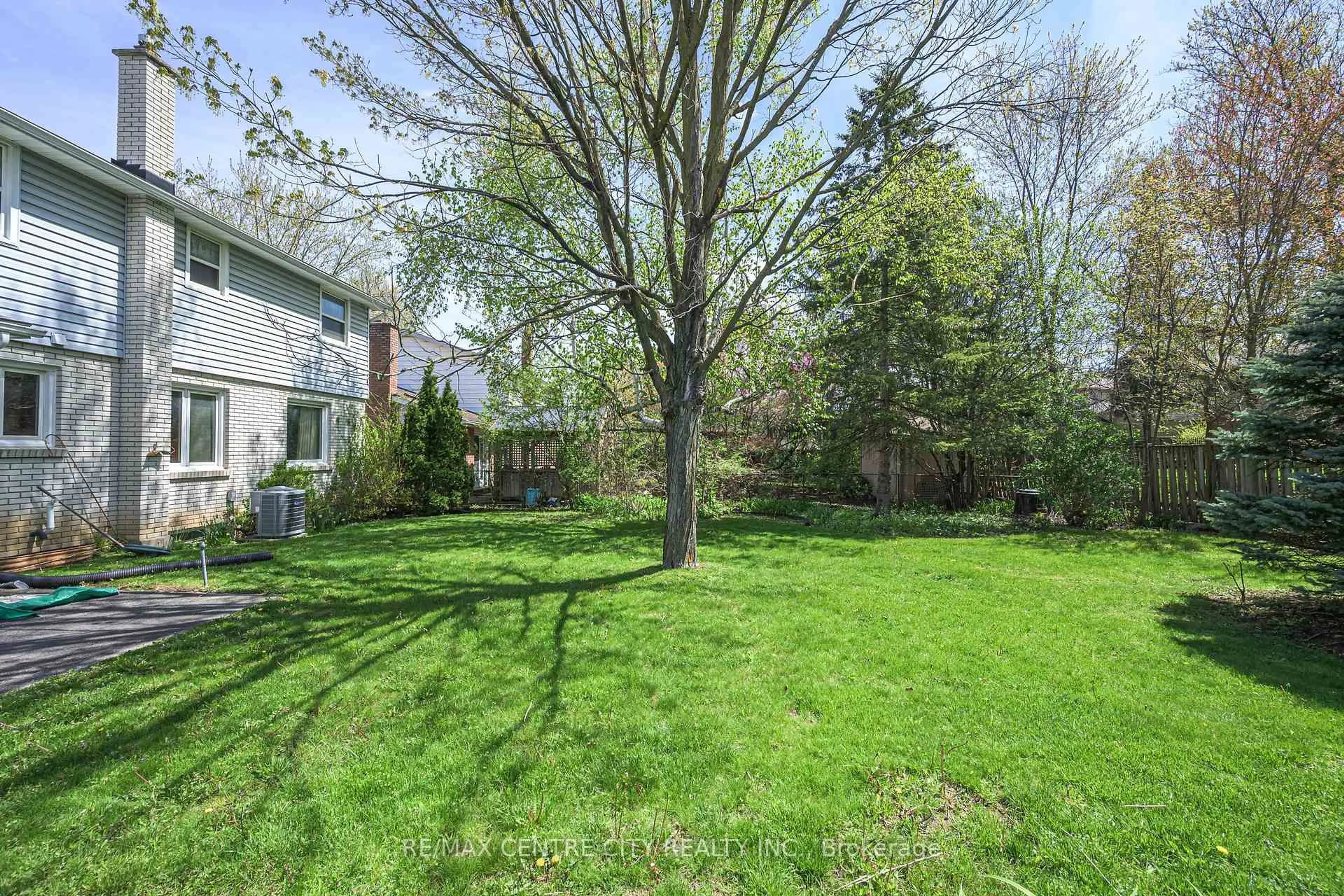 Patio, forest/trees view for 42 Annadale Dr, London North Ontario N6G 2B7