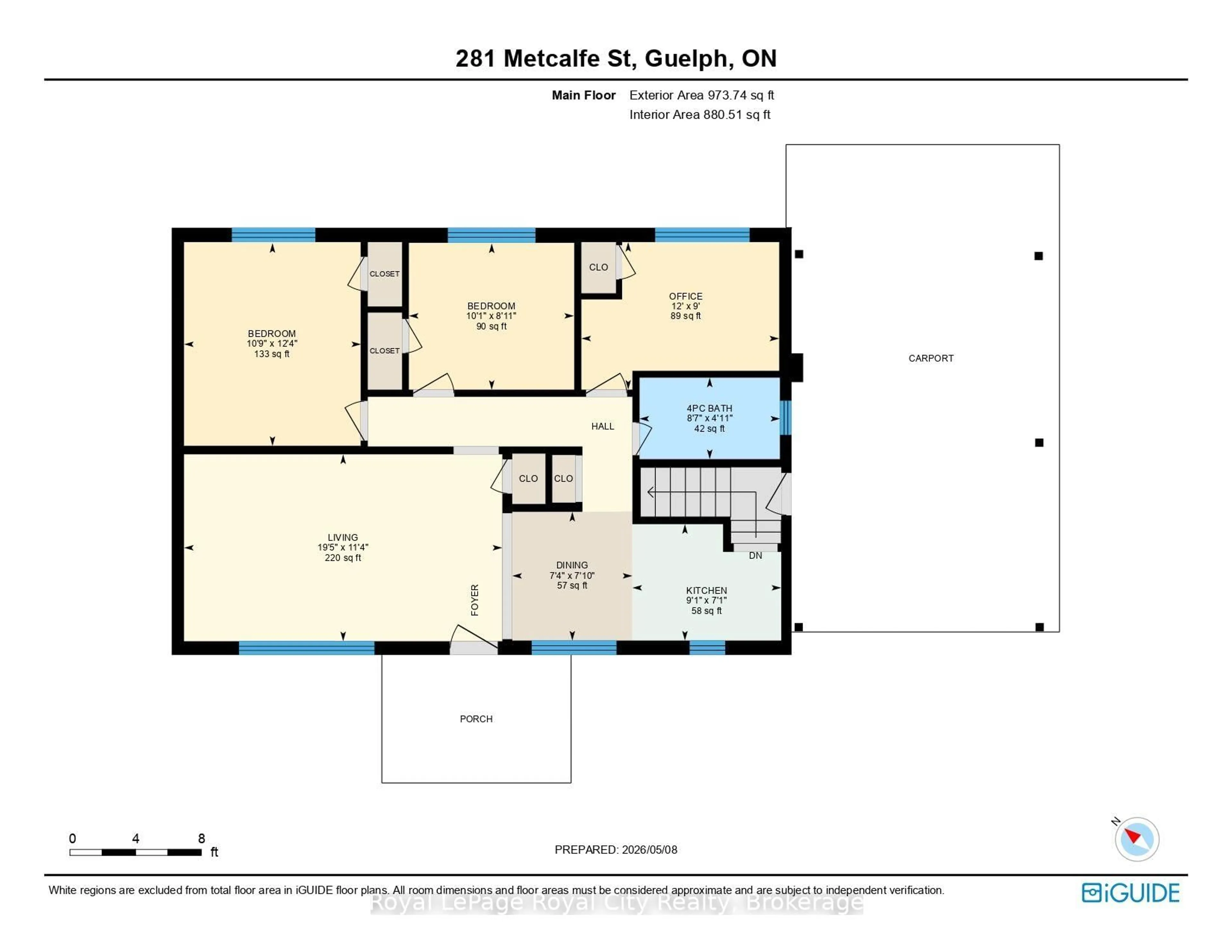 Floor plan for 281 Metcalfe St, Guelph Ontario N1E 4Z2