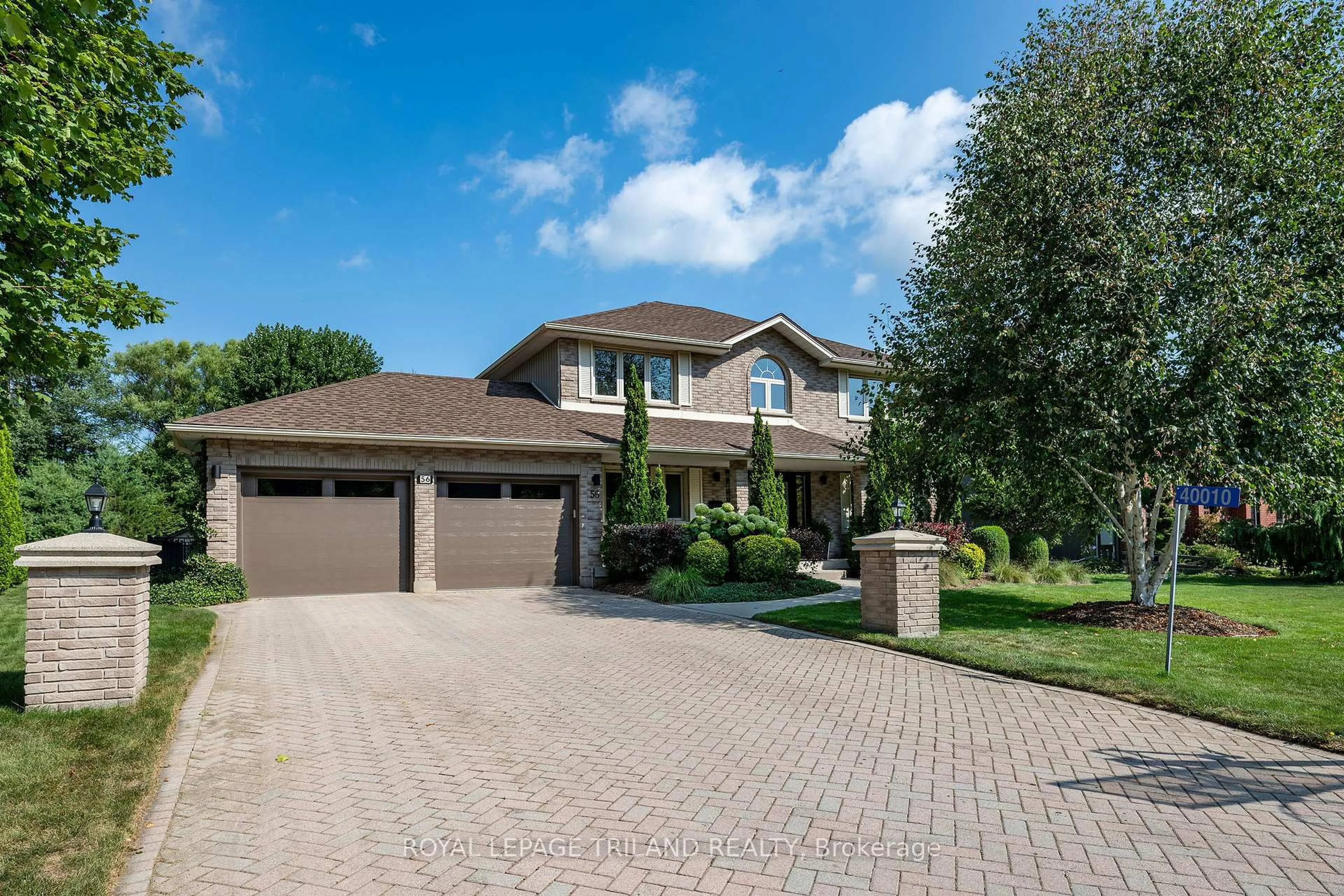 Home with brick exterior material, street for 40010 Shady Lane Cres, Southwold Ontario N5P 3T2