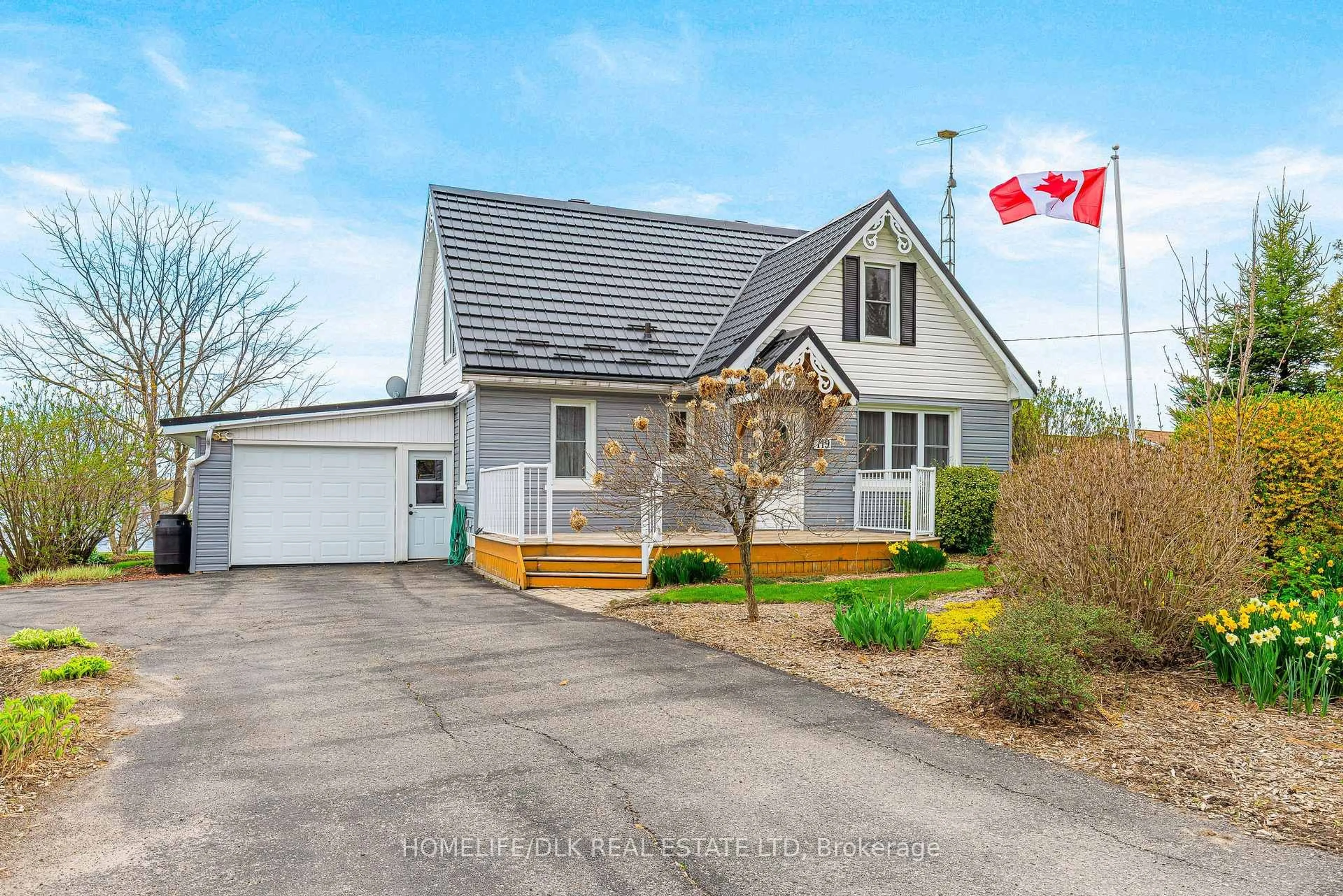 A pic from outside/outdoor area/front of a property/back of a property/a pic from drone, street for 719 Country Road 2 Rd, Edwardsburgh/Cardinal Ontario K0E 1E0