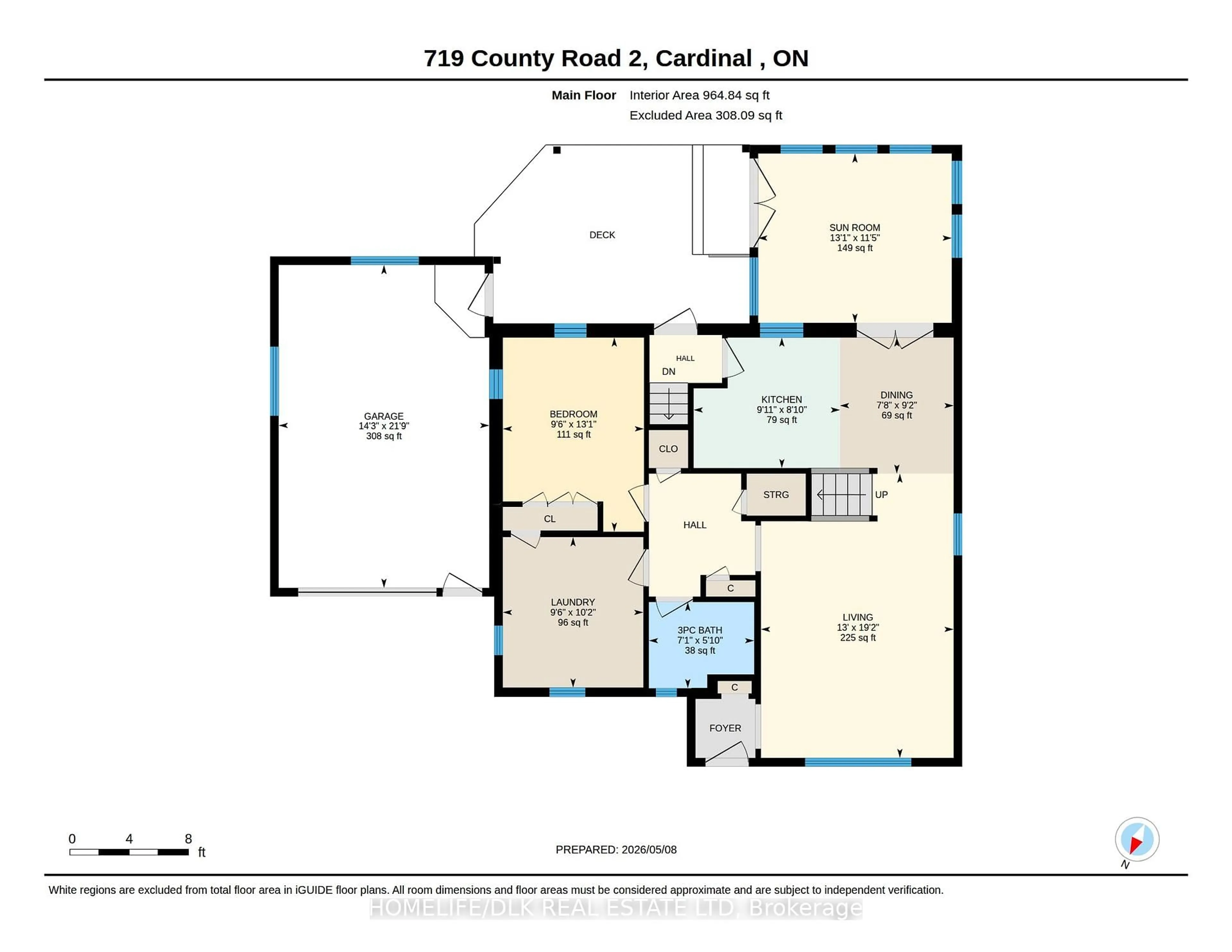 Floor plan for 719 Country Road 2 Rd, Edwardsburgh/Cardinal Ontario K0E 1E0