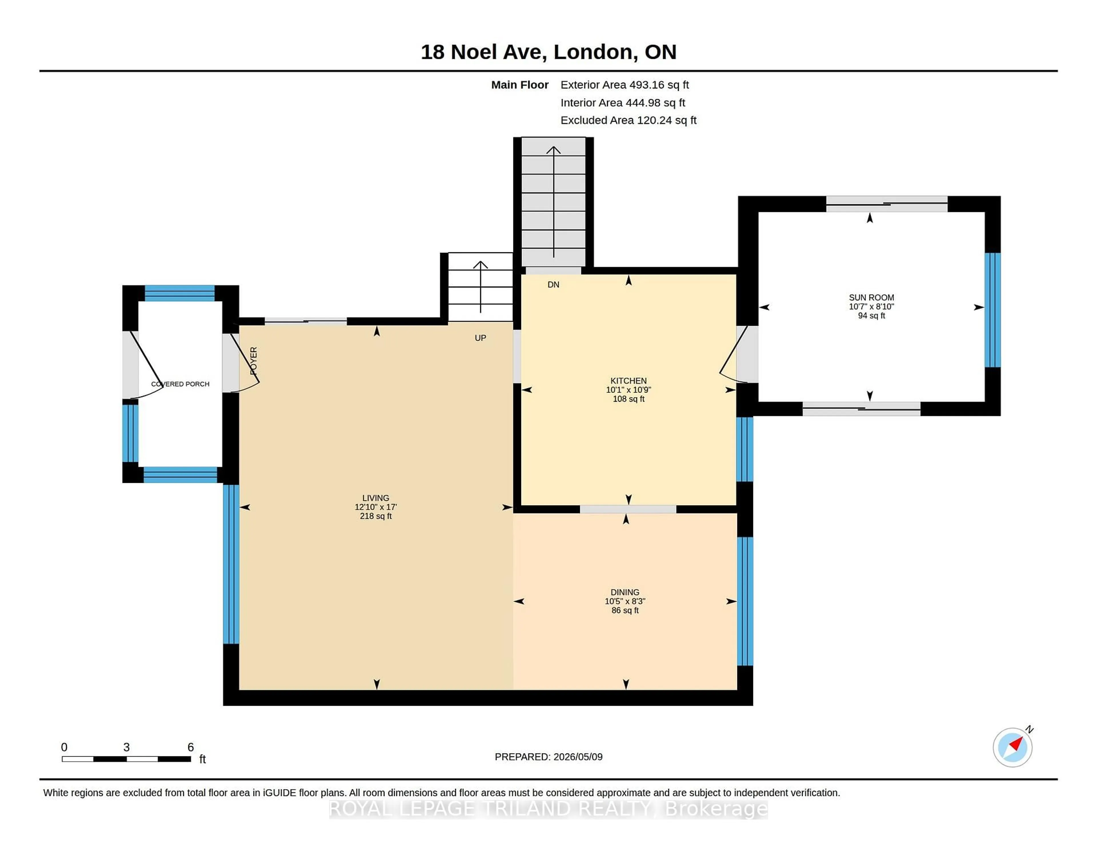 Floor plan for 18 Noel Ave, London East Ontario N5V 1A9