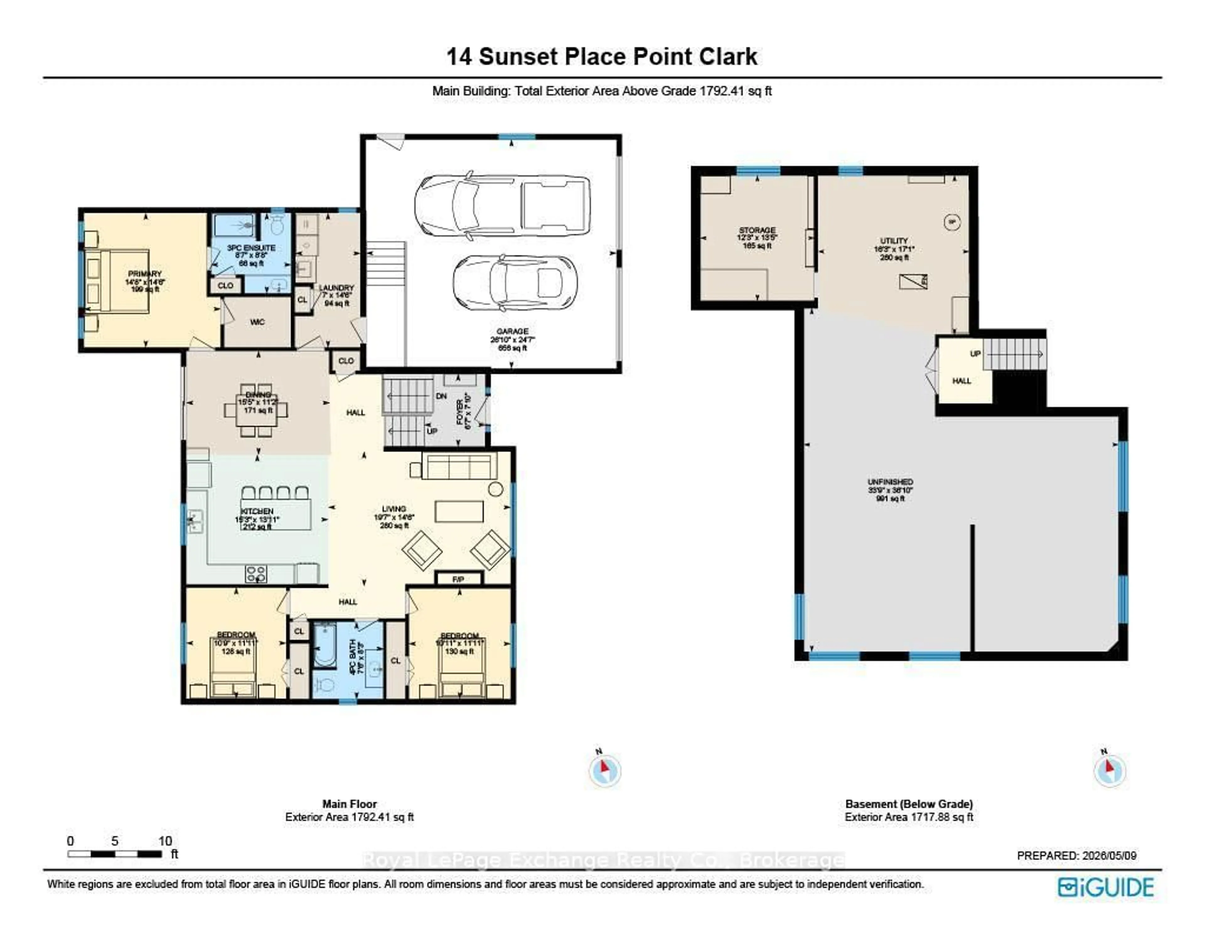 Floor plan for 14 Sunset Pl, Huron-Kinloss Ontario N2Z 2X3