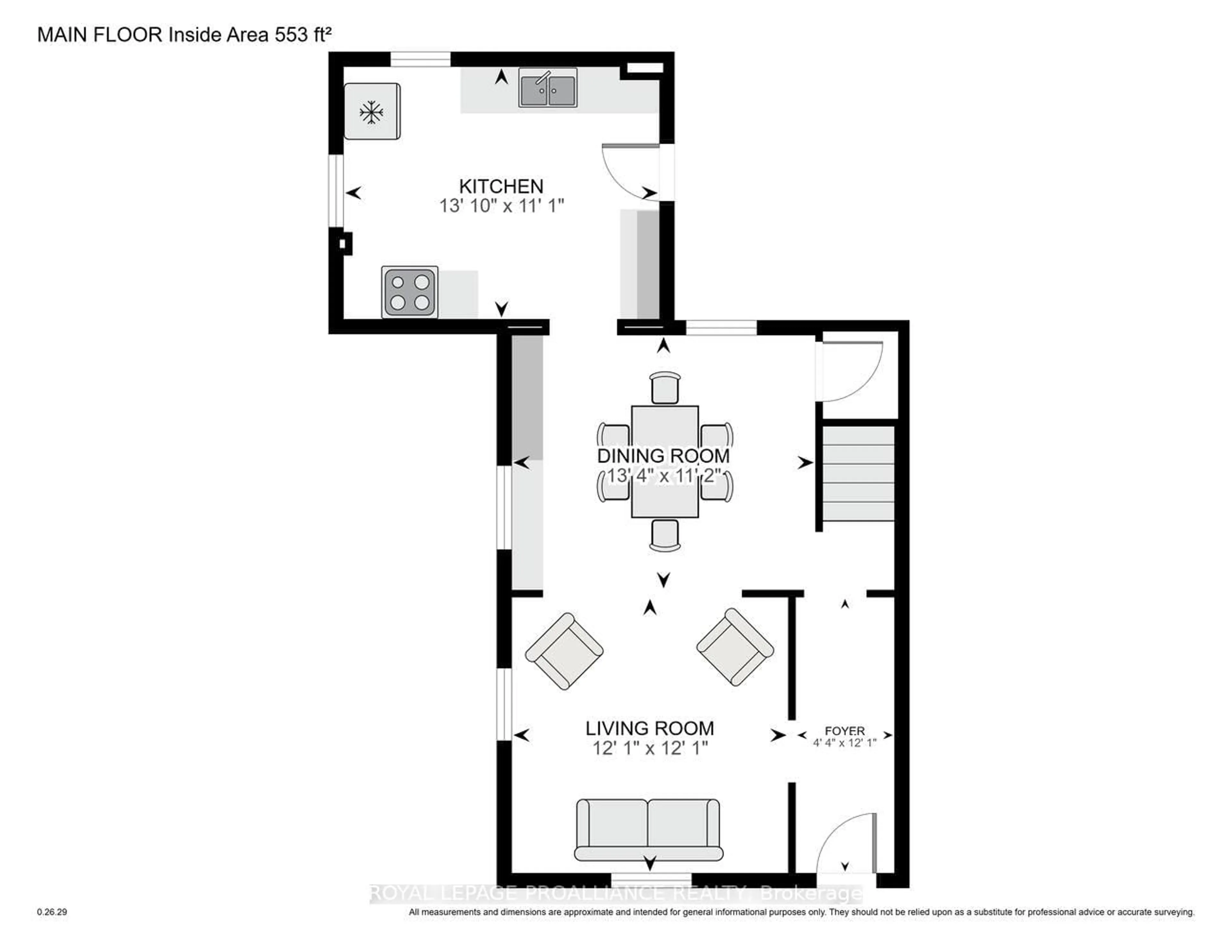 Floor plan for 37 Orchard St, Brockville Ontario K6V 2J6