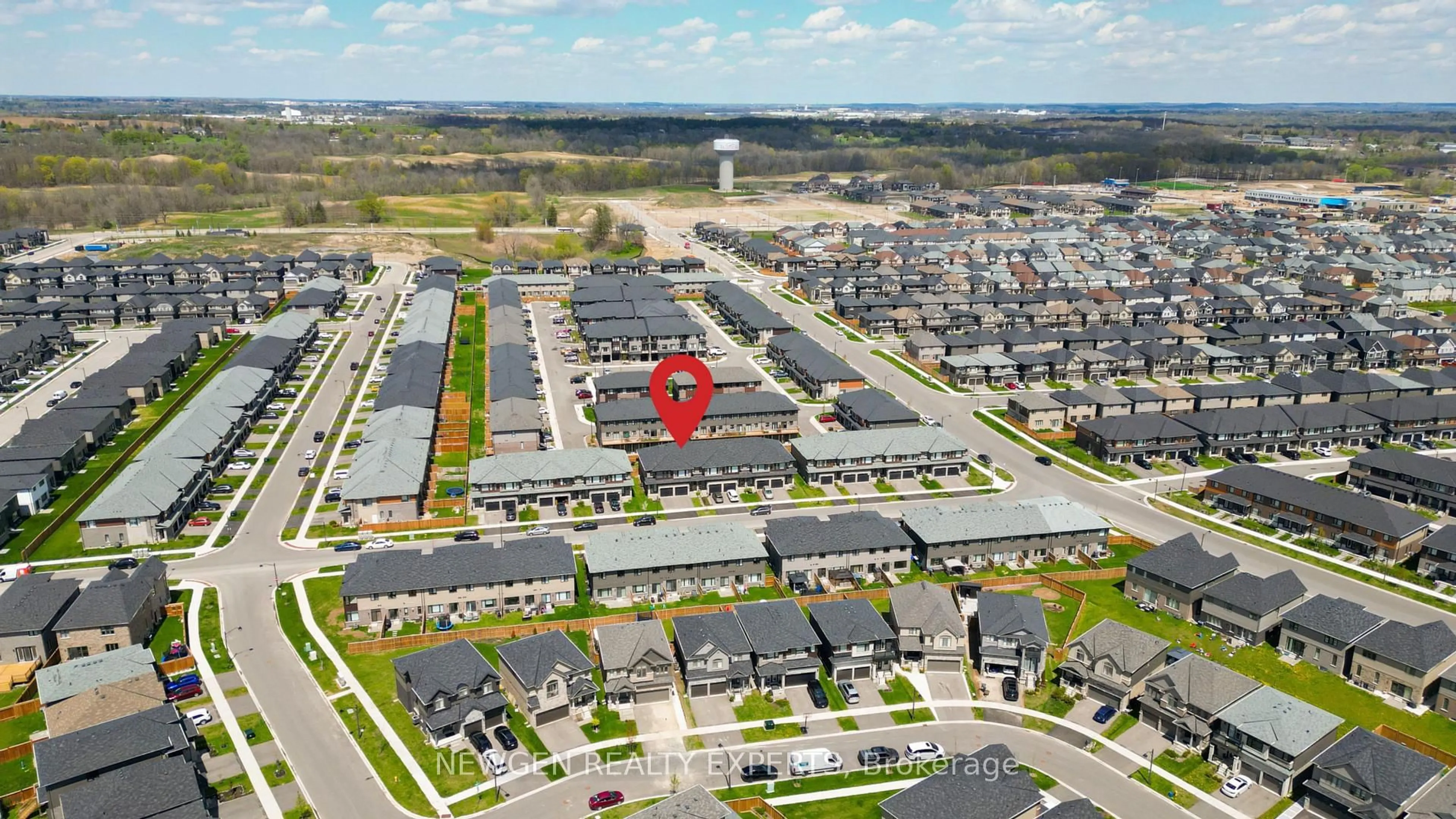 A pic from outside/outdoor area/front of a property/back of a property/a pic from drone, street for 24 Bellhouse Ave, Brantford Ontario N3T 0T7