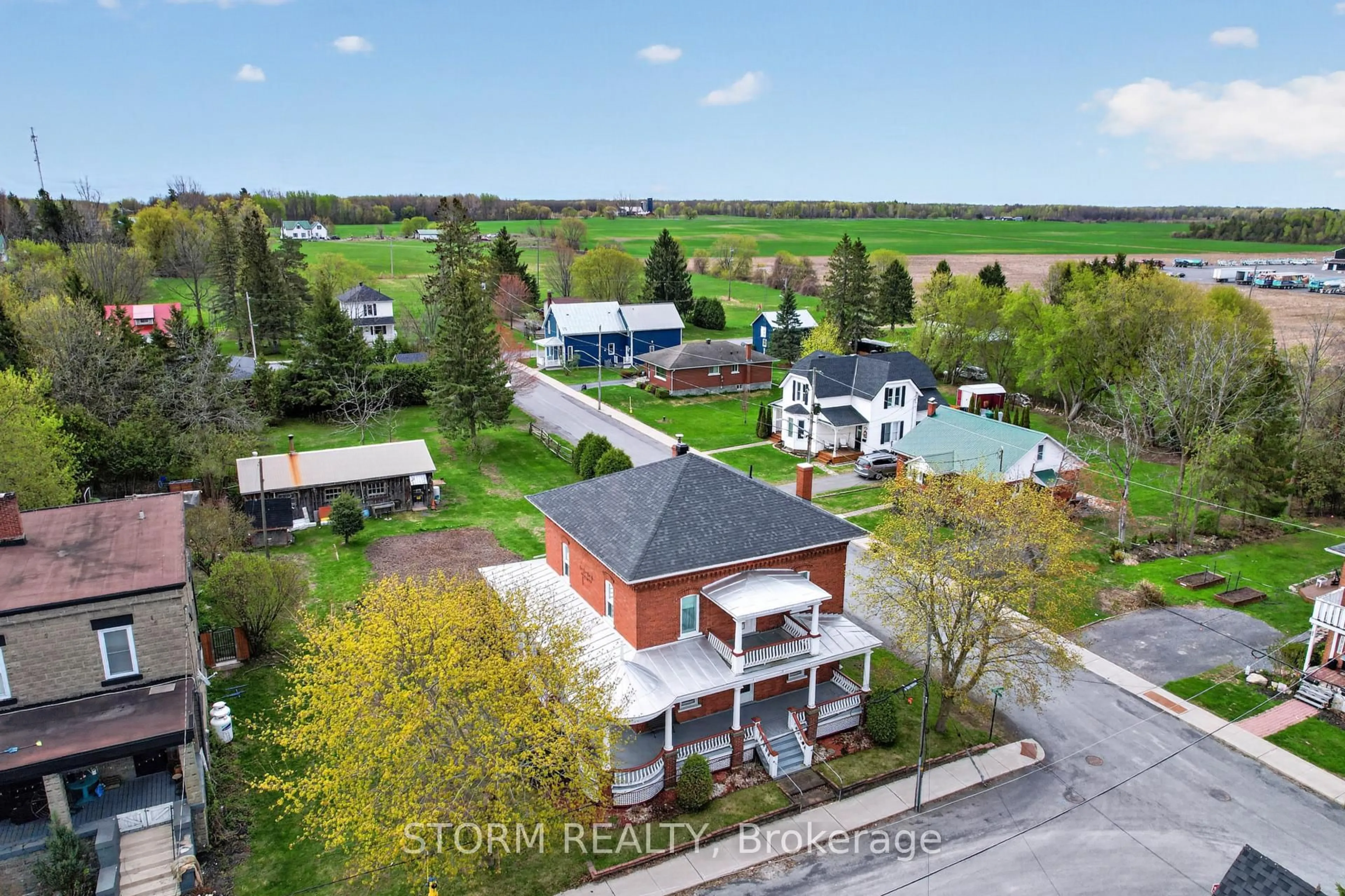 A pic from outside/outdoor area/front of a property/back of a property/a pic from drone, street for 8 Church St, North Glengarry Ontario K0C 1T0
