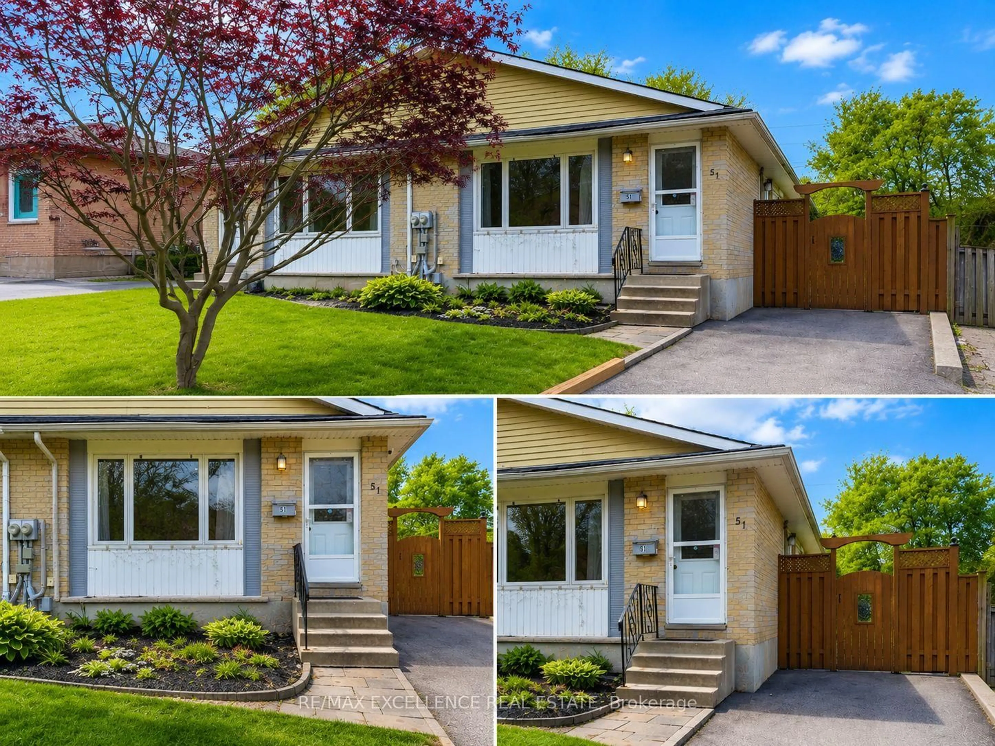 Home with vinyl exterior material, street for 51 Woodlawn Ave, Brantford Ontario N3V 1A6