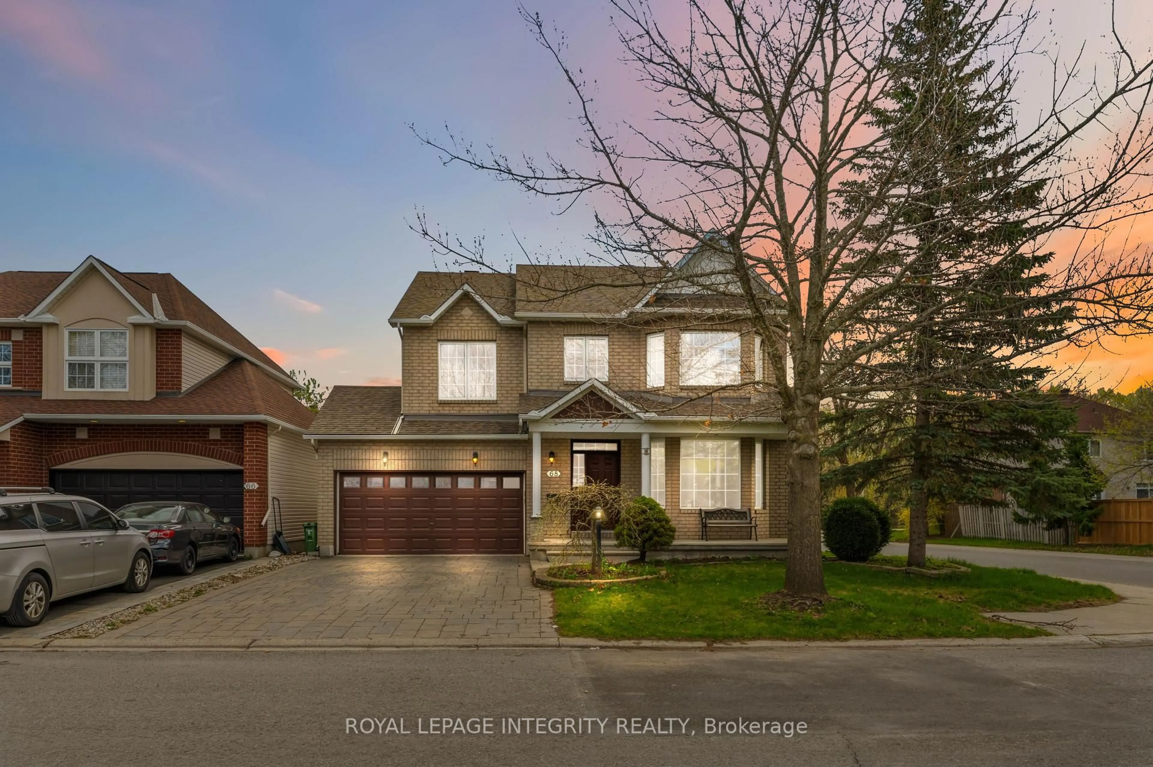 Home with brick exterior material, street for 68 Greatwood Cres, Ottawa Ontario K2G 6T6