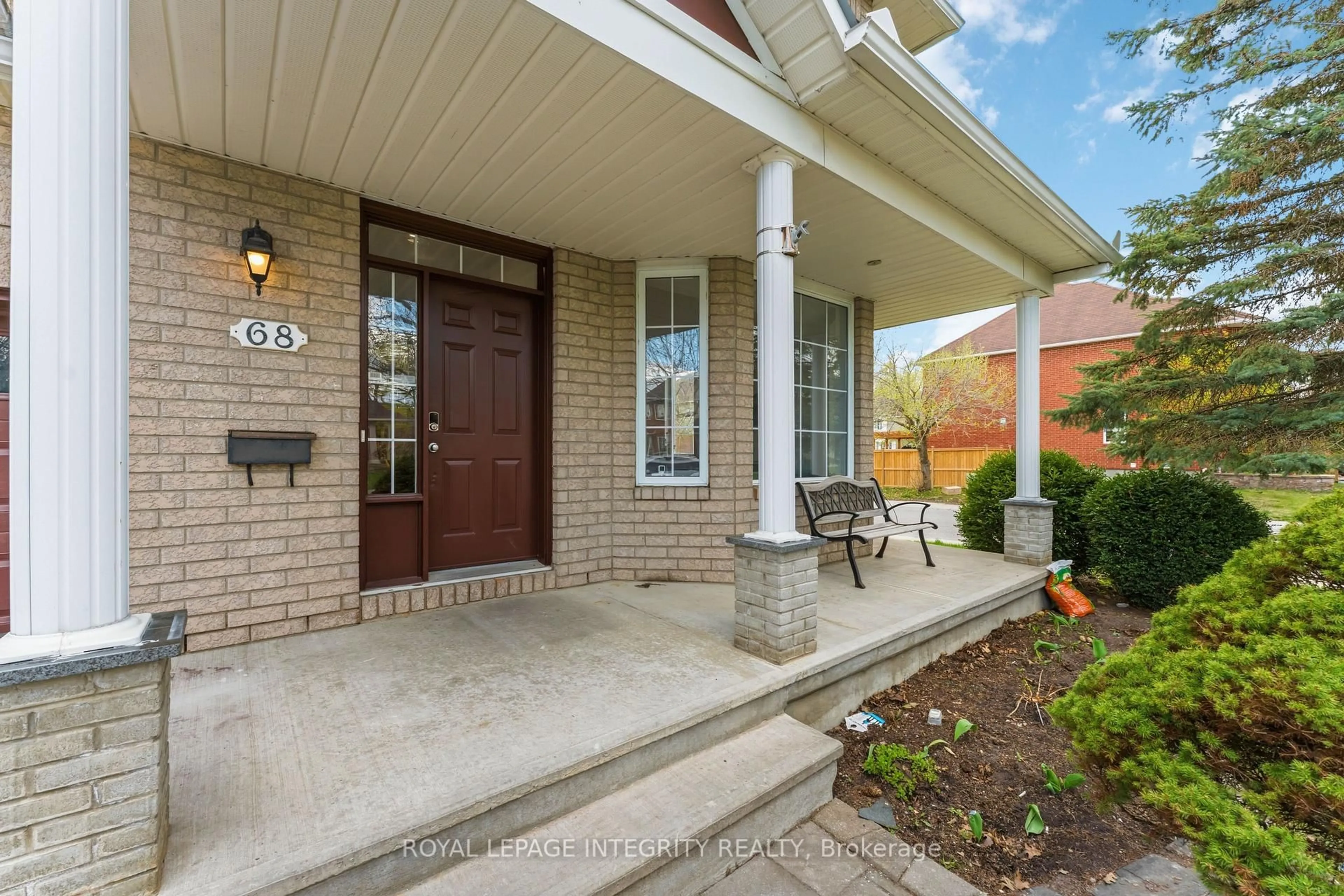 Home with brick exterior material, street for 68 Greatwood Cres, Ottawa Ontario K2G 6T6