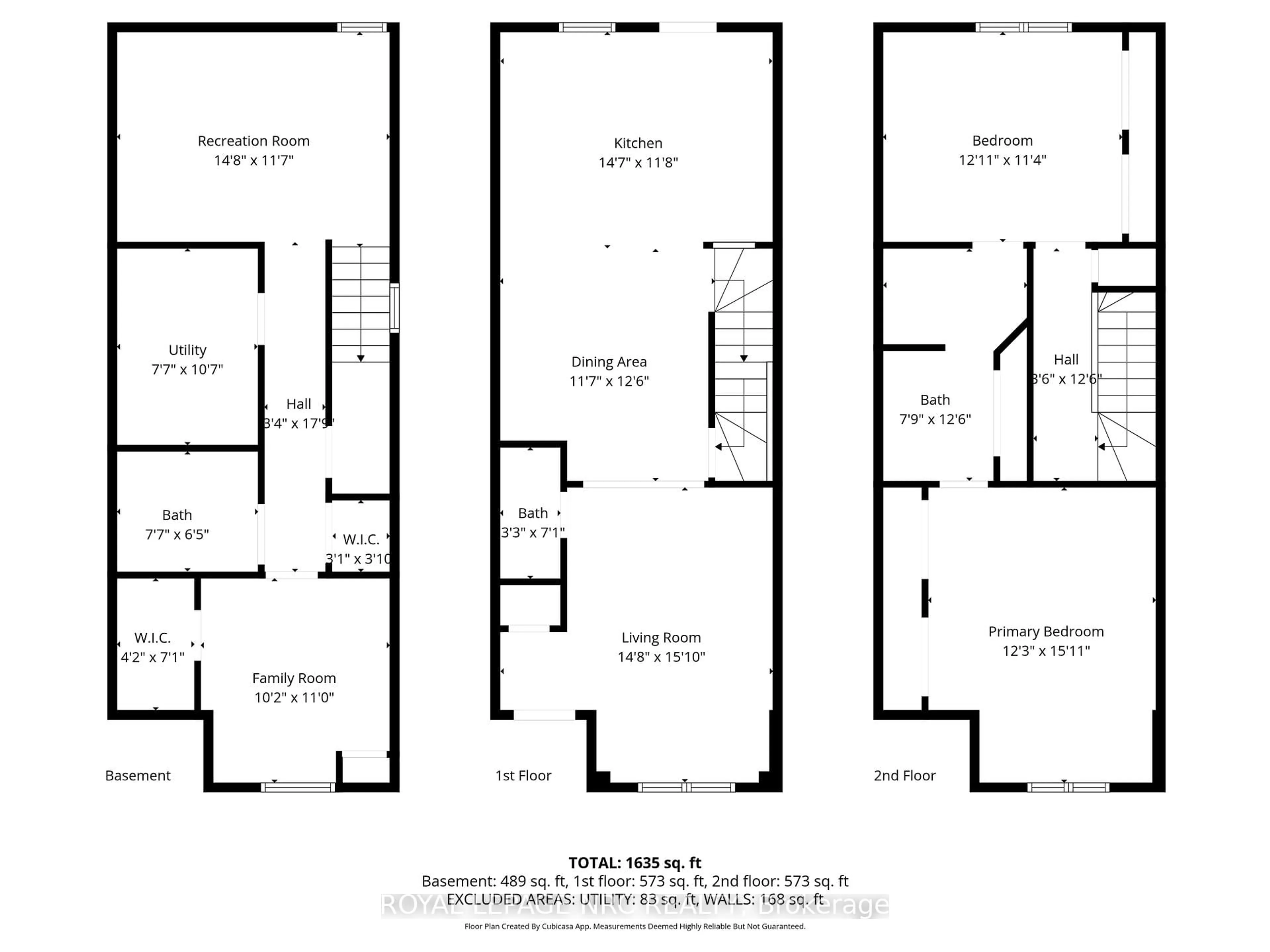 Floor plan for 7768 Ascot Circ #20, Niagara Falls Ontario L2H 3P9