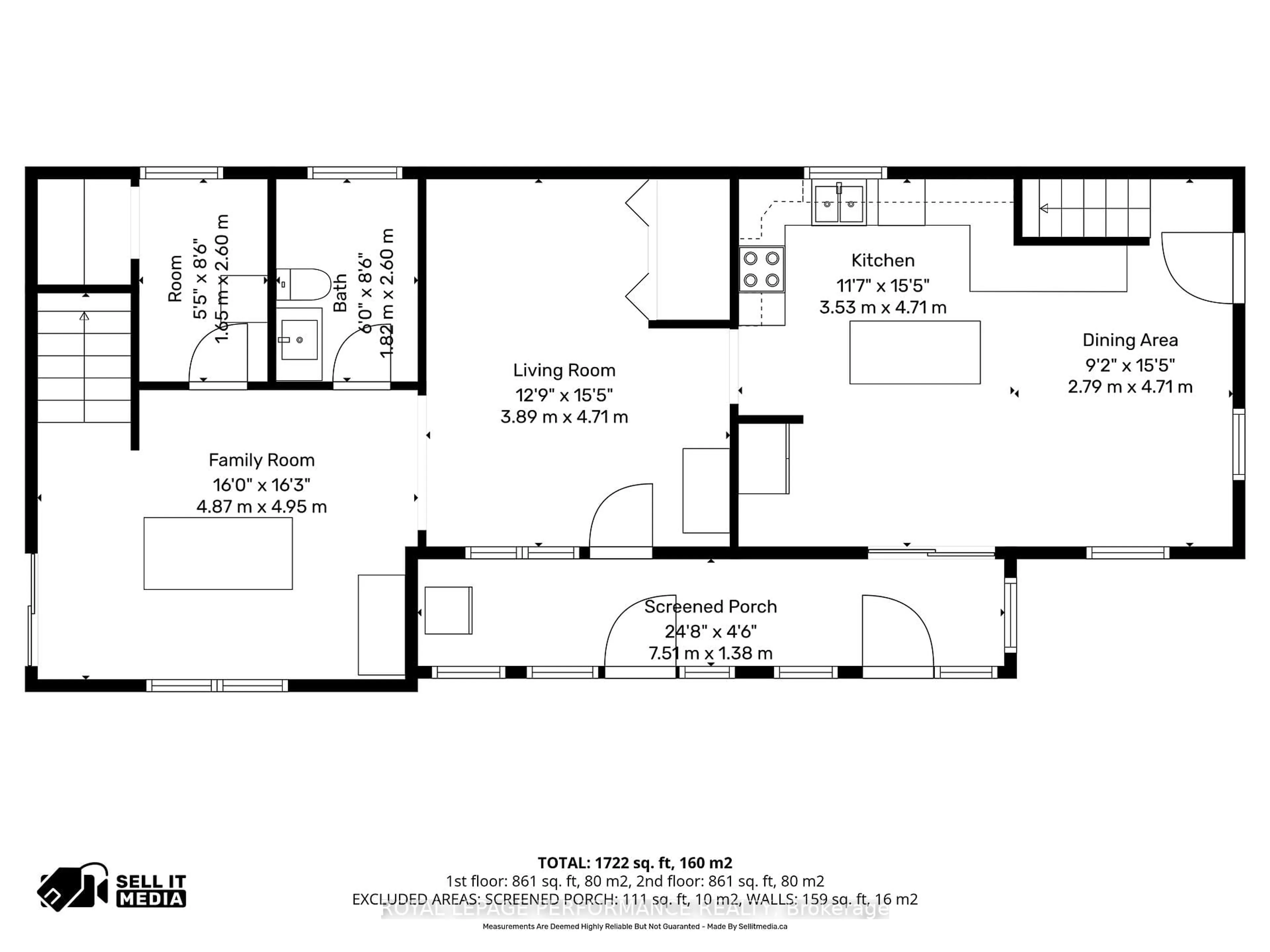Floor plan for 314 Laurier St, Hawkesbury Ontario K6A 2A4