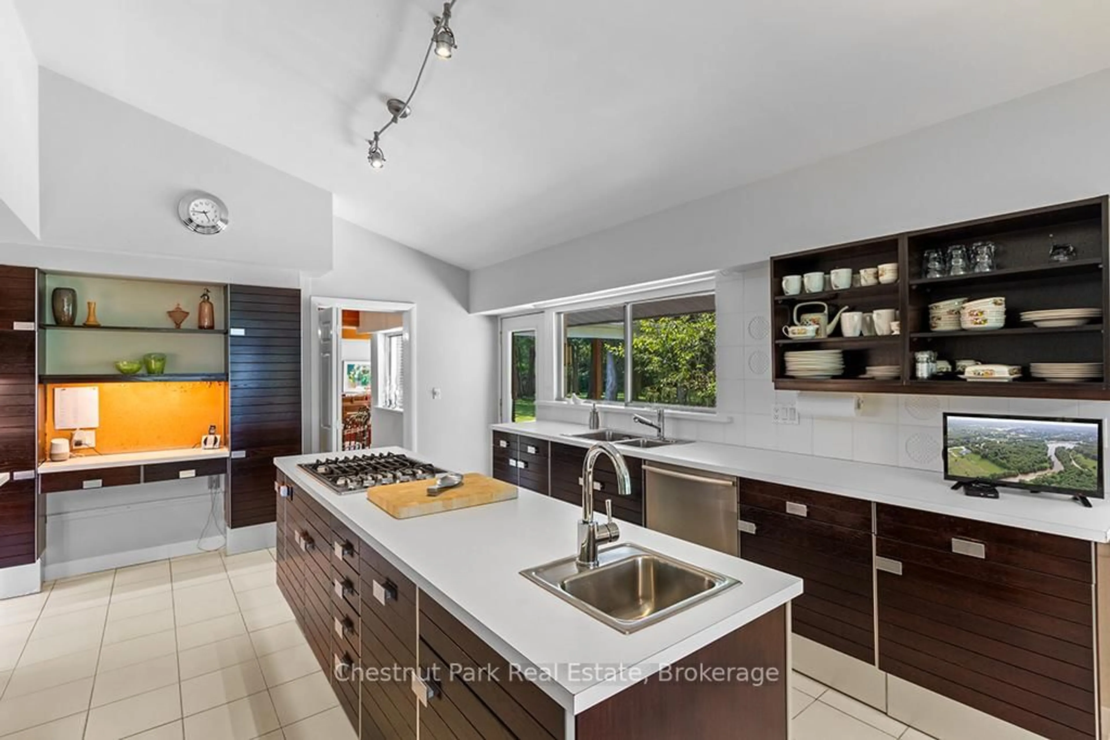 Contemporary kitchen, ceramic/tile floor for 403123 Grey Road 4, West Grey Ontario N0G 1R0