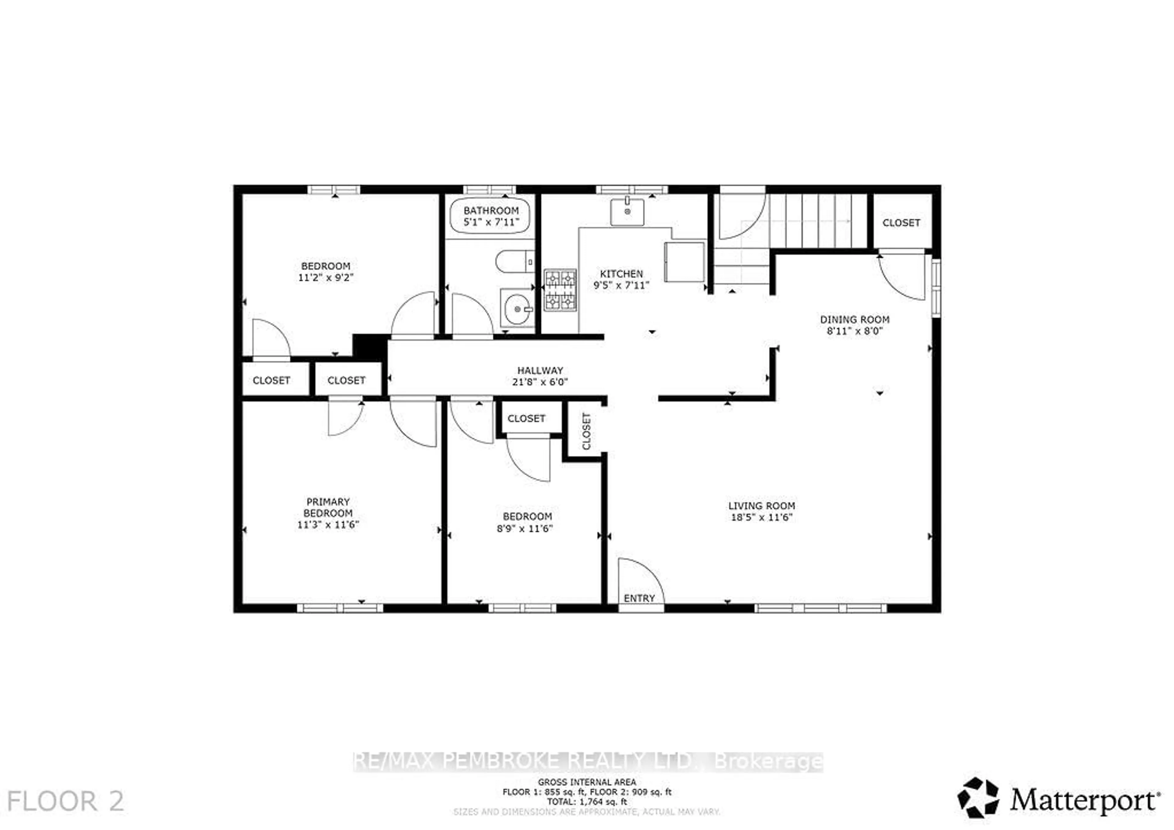 Floor plan for 20 Elmer Ave, Petawawa Ontario K8H 2M2