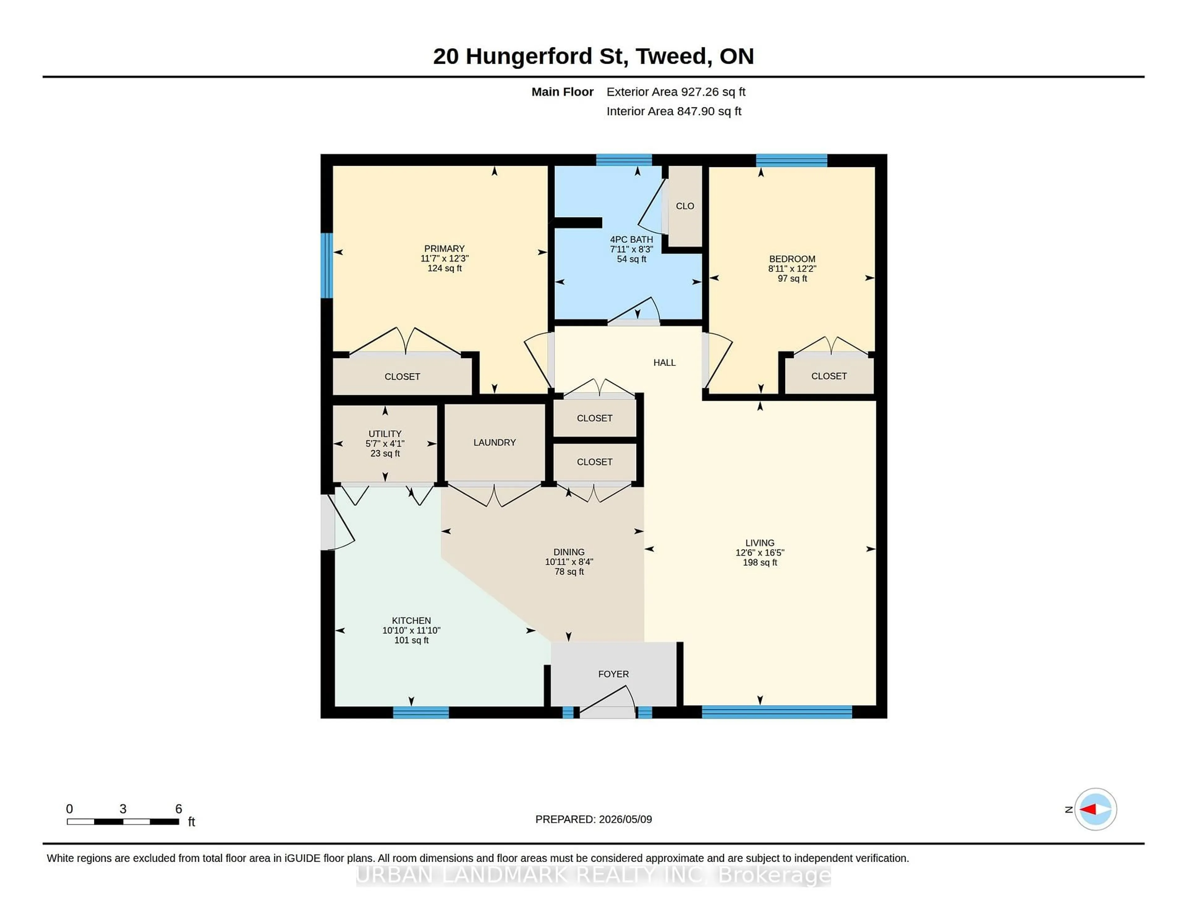 Floor plan for 20 Hungerford St, Tweed Ontario K0K 3J0