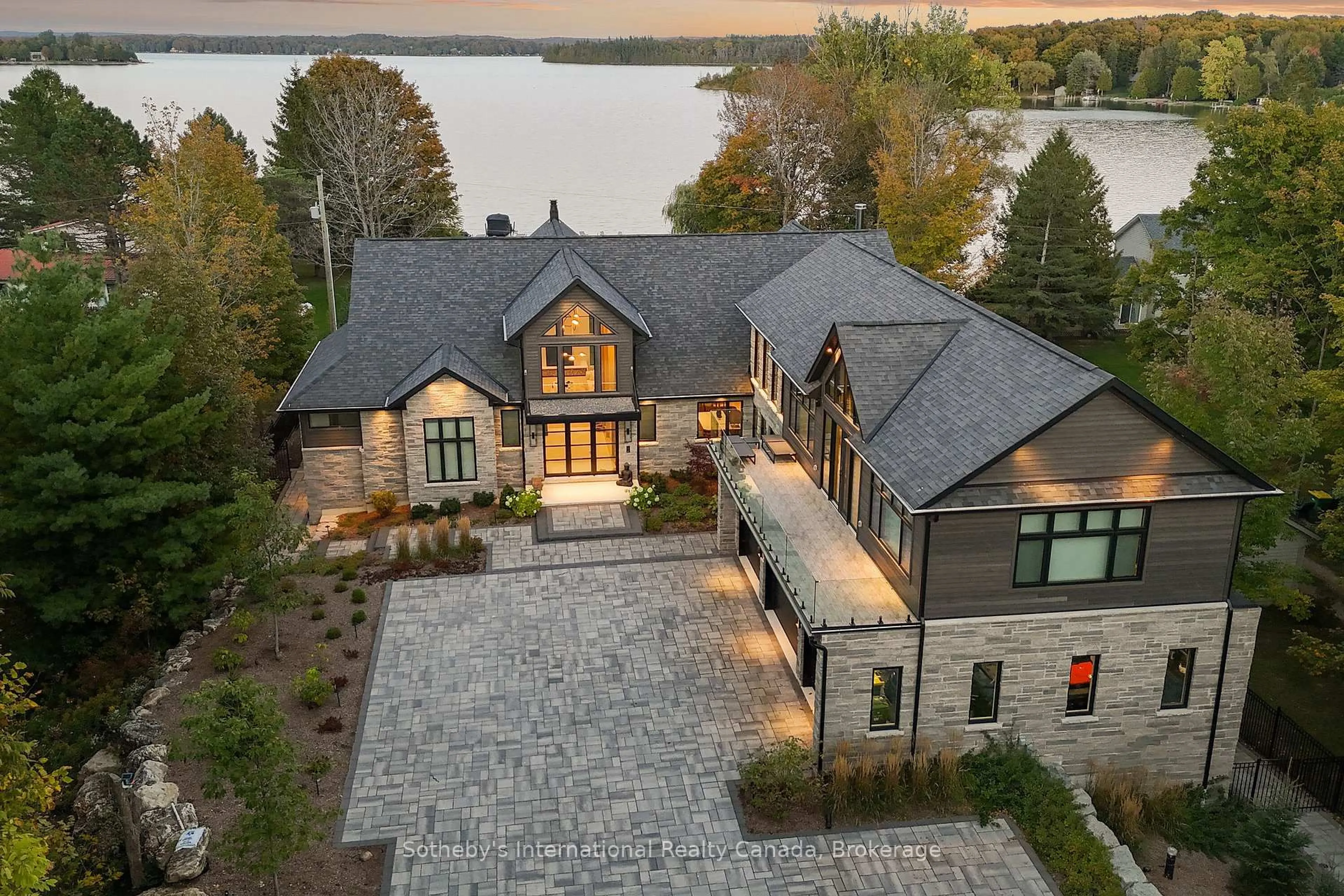 Home with brick exterior material, water/lake/river/ocean view for 194457 Grey 13 Rd, Grey Highlands Ontario N0C 1E0