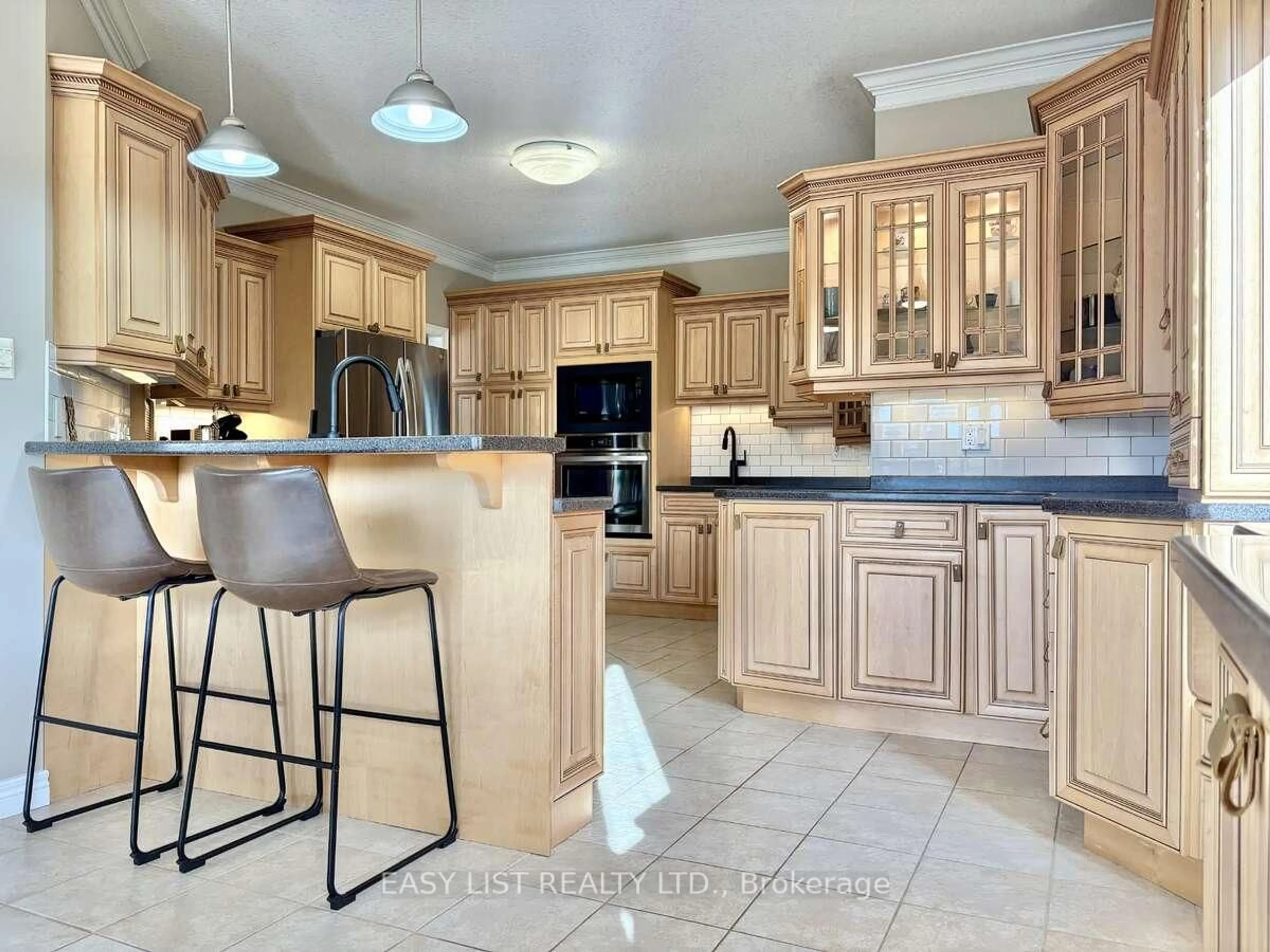 Contemporary kitchen, ceramic/tile floor for 1193 Thornley St, London South Ontario N6K 4V5