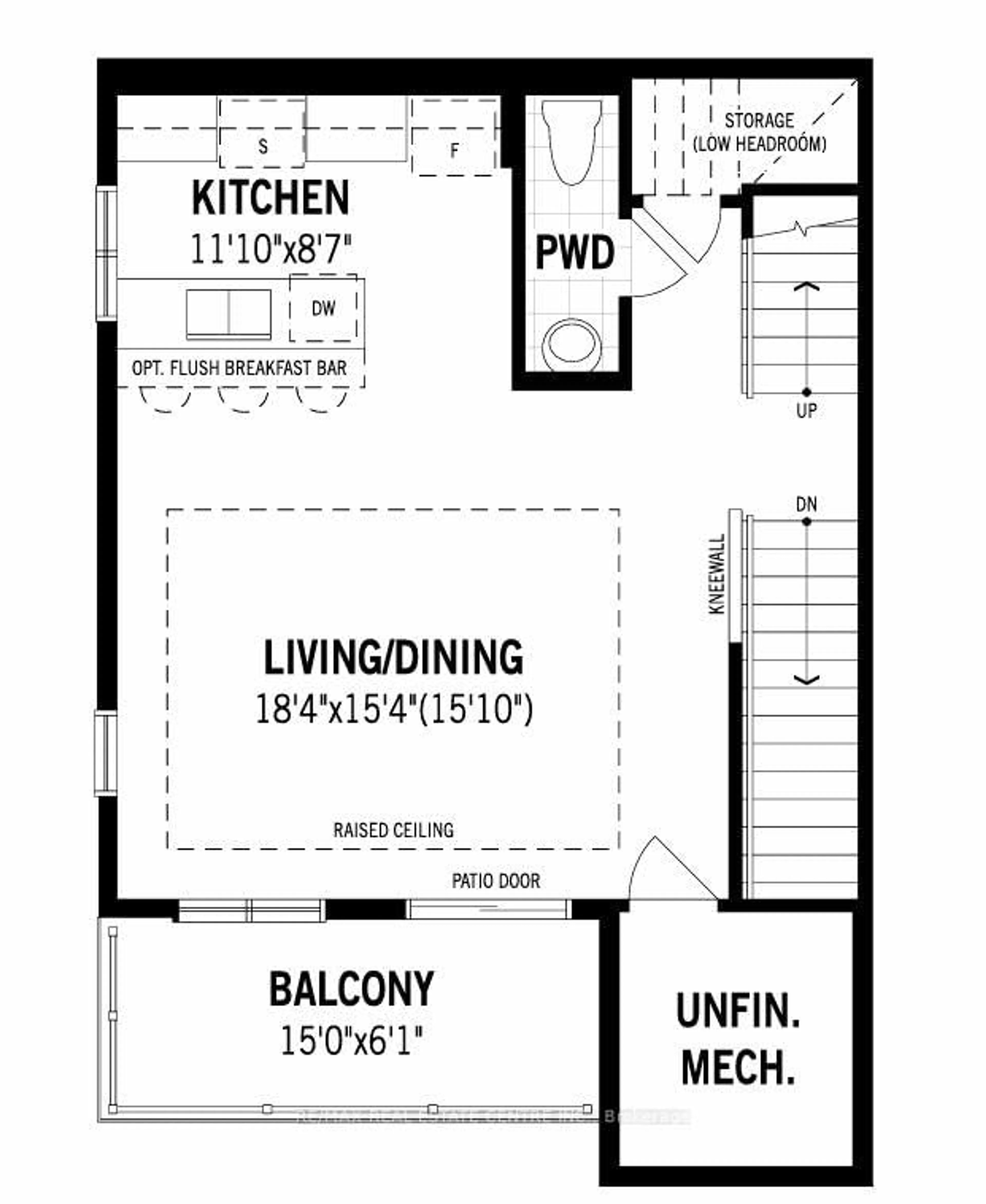 Floor plan for 402 PARNIAN PVT Private, Barrhaven Ontario K2J 7K5