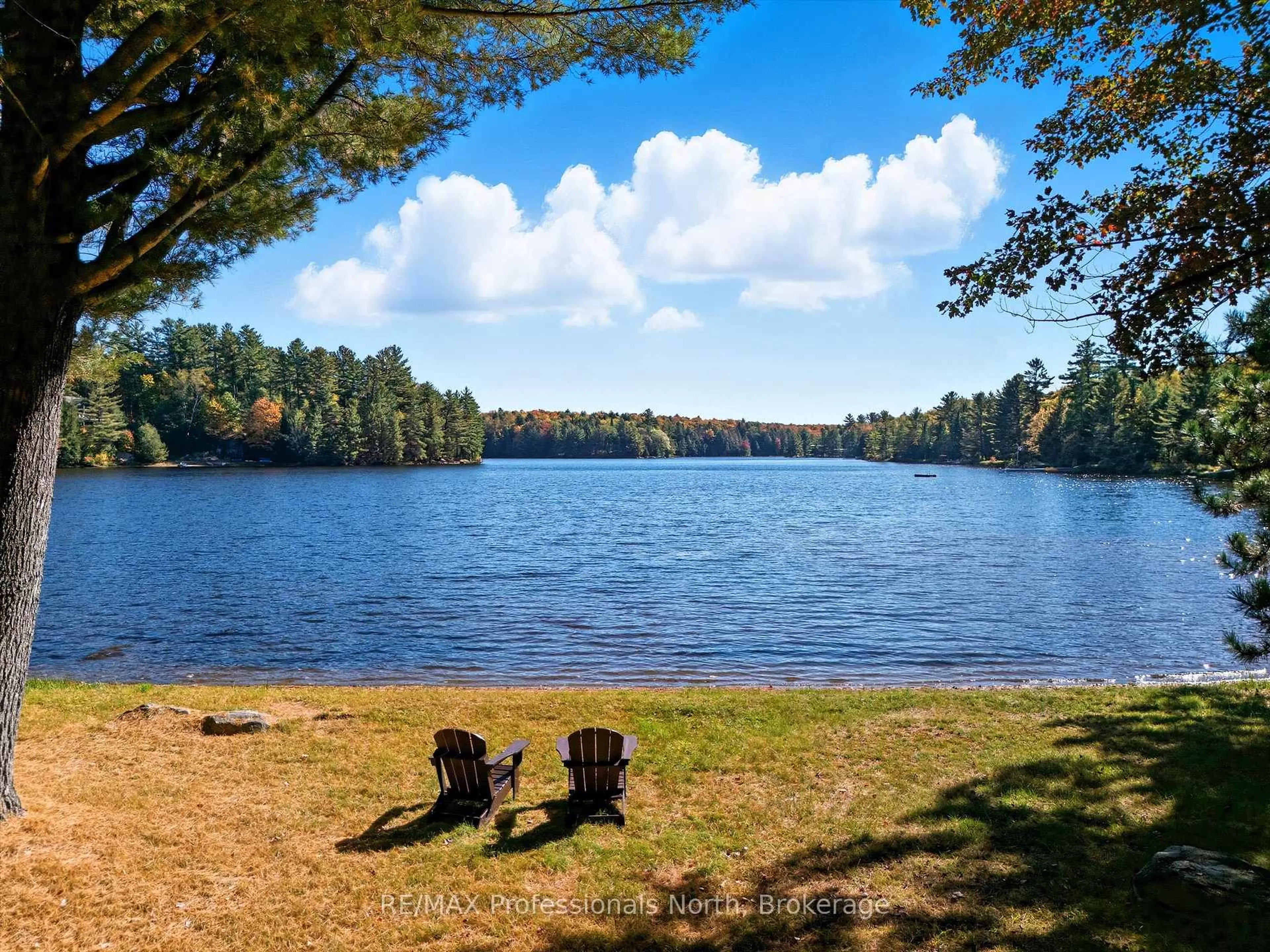 Patio, water/lake/river/ocean view for 293 OTTER LAKE Rd, Huntsville Ontario P1H 2J3