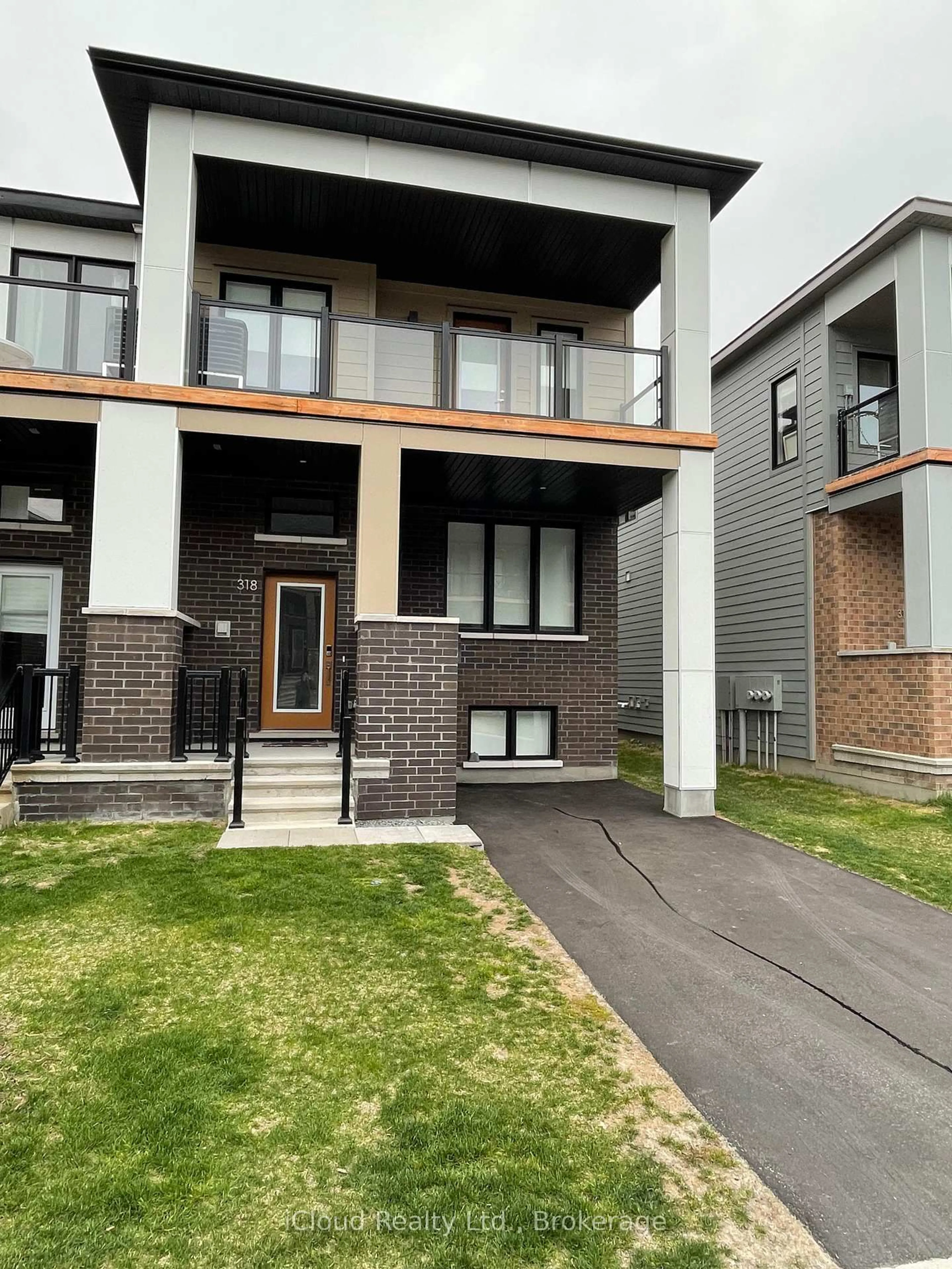 Home with brick exterior material, street for 318 Catsfoot Walk, Ottawa Ontario K2J 7G9