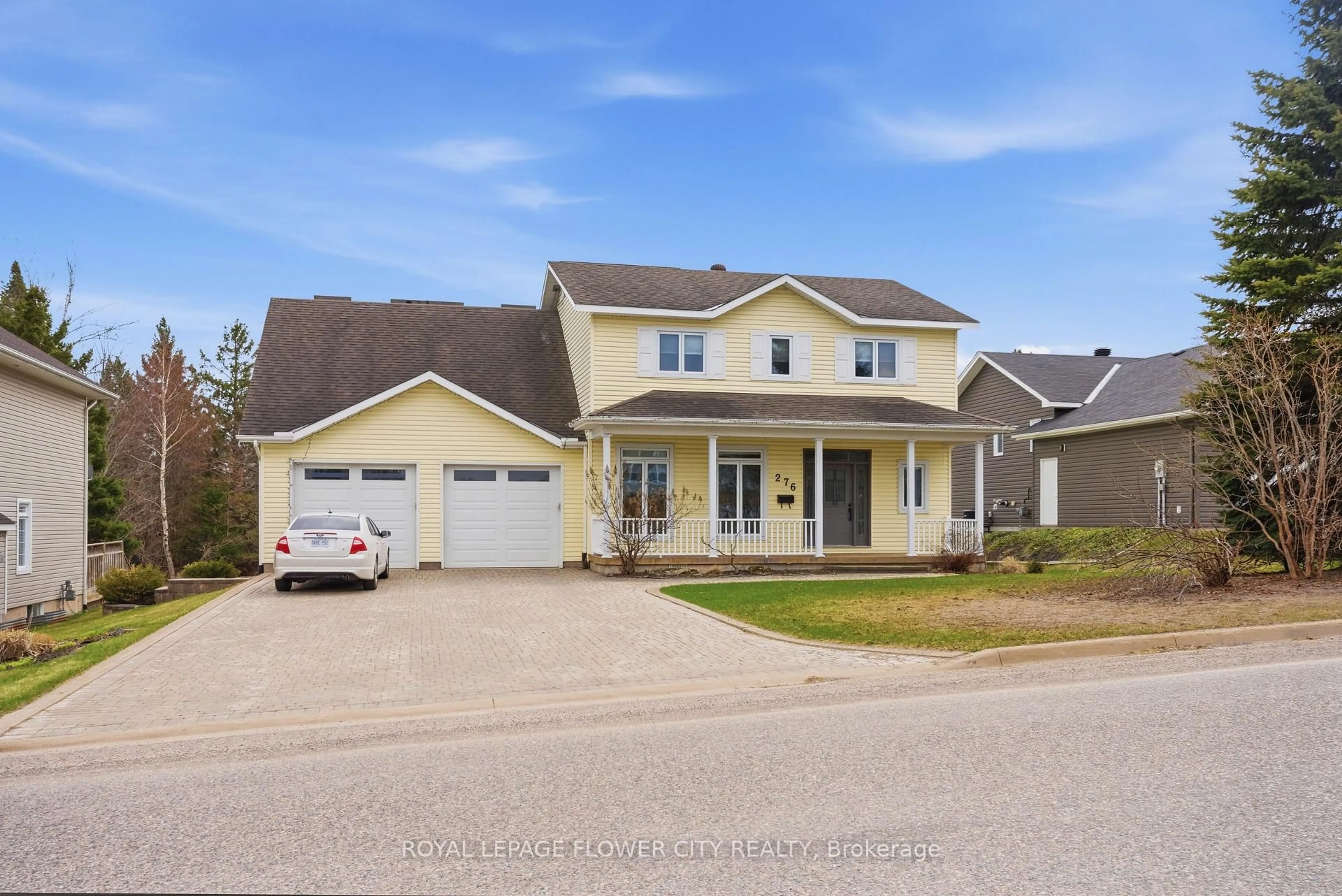 Home with vinyl exterior material, street for 276 Millcreek Dr, Sault Ste Marie Ontario P6B 6L5