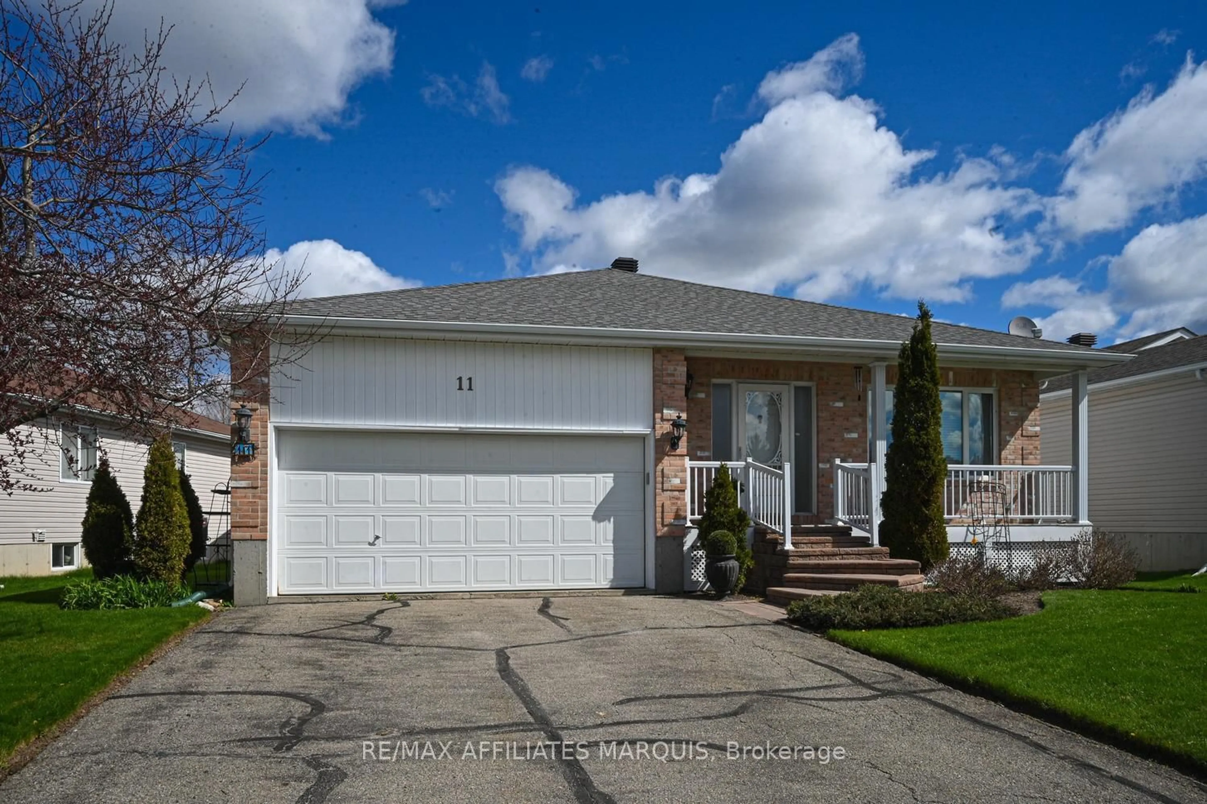 Home with vinyl exterior material, street for 11 Decaria Blvd, Perth Ontario K7H 3P6