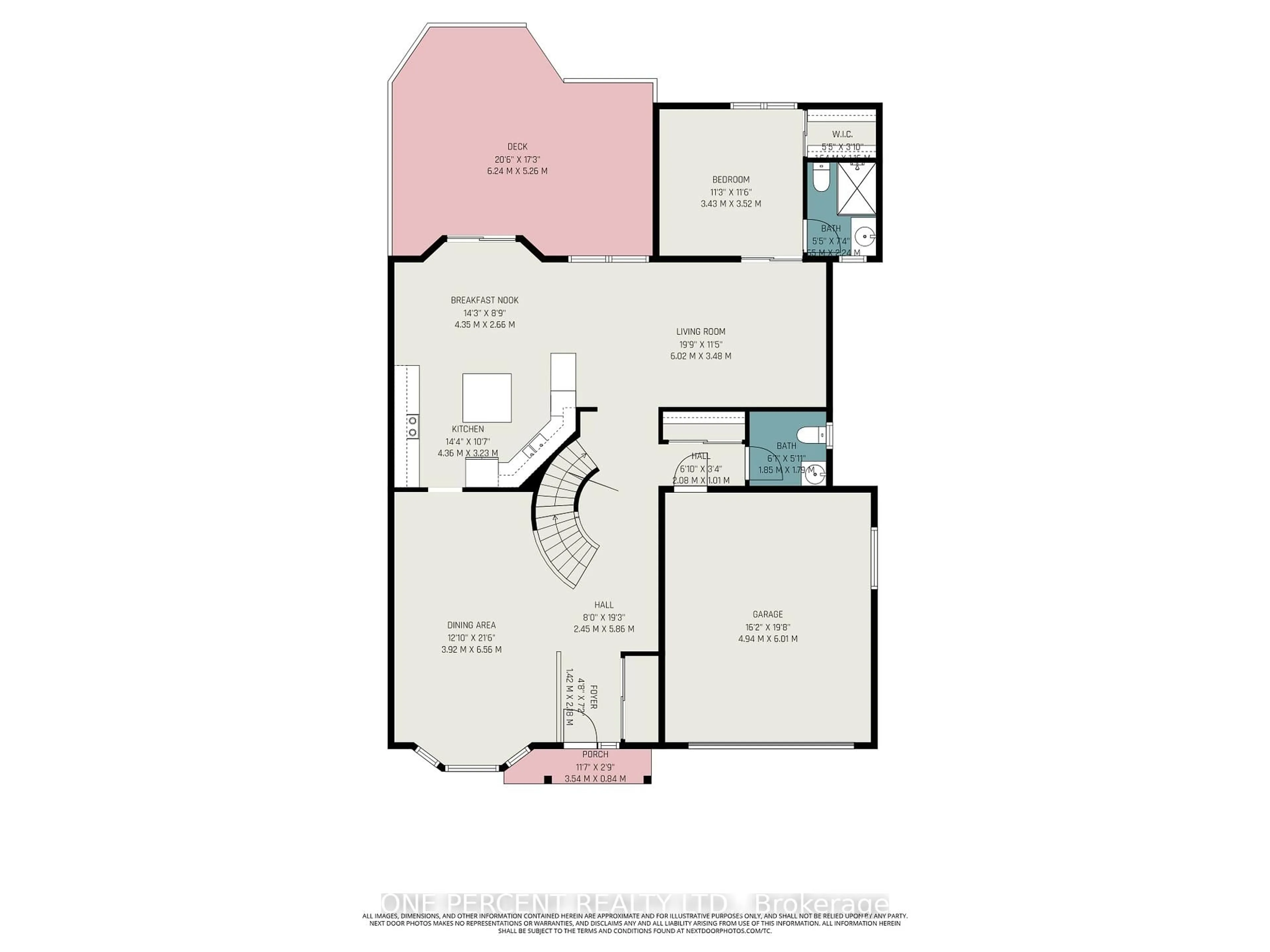 Floor plan for 860 Taradale Dr, Ottawa Ontario K2J 5P3