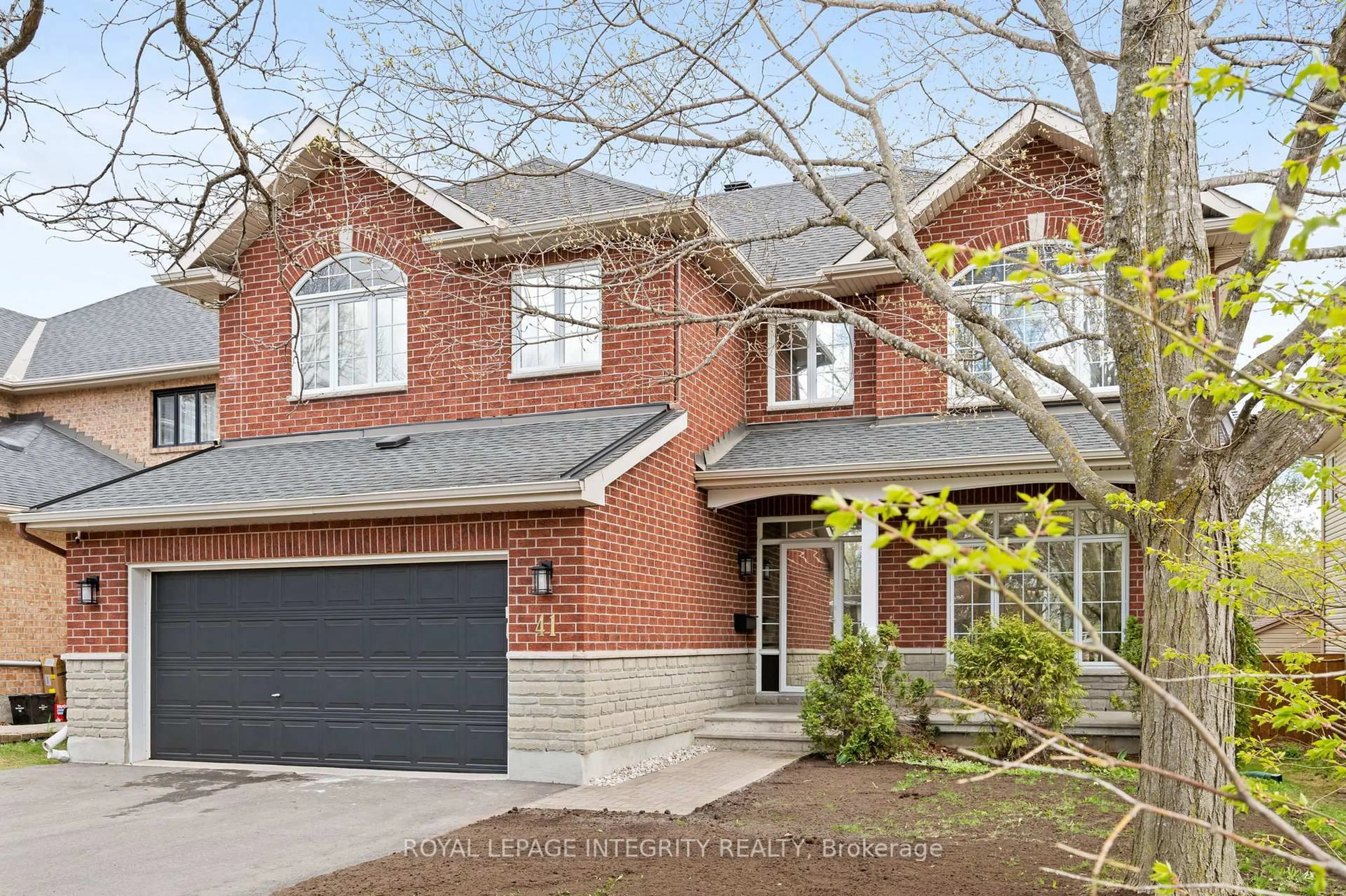 Home with brick exterior material, street for 41 Bramblewood Cres, Ottawa Ontario K2M 2H2