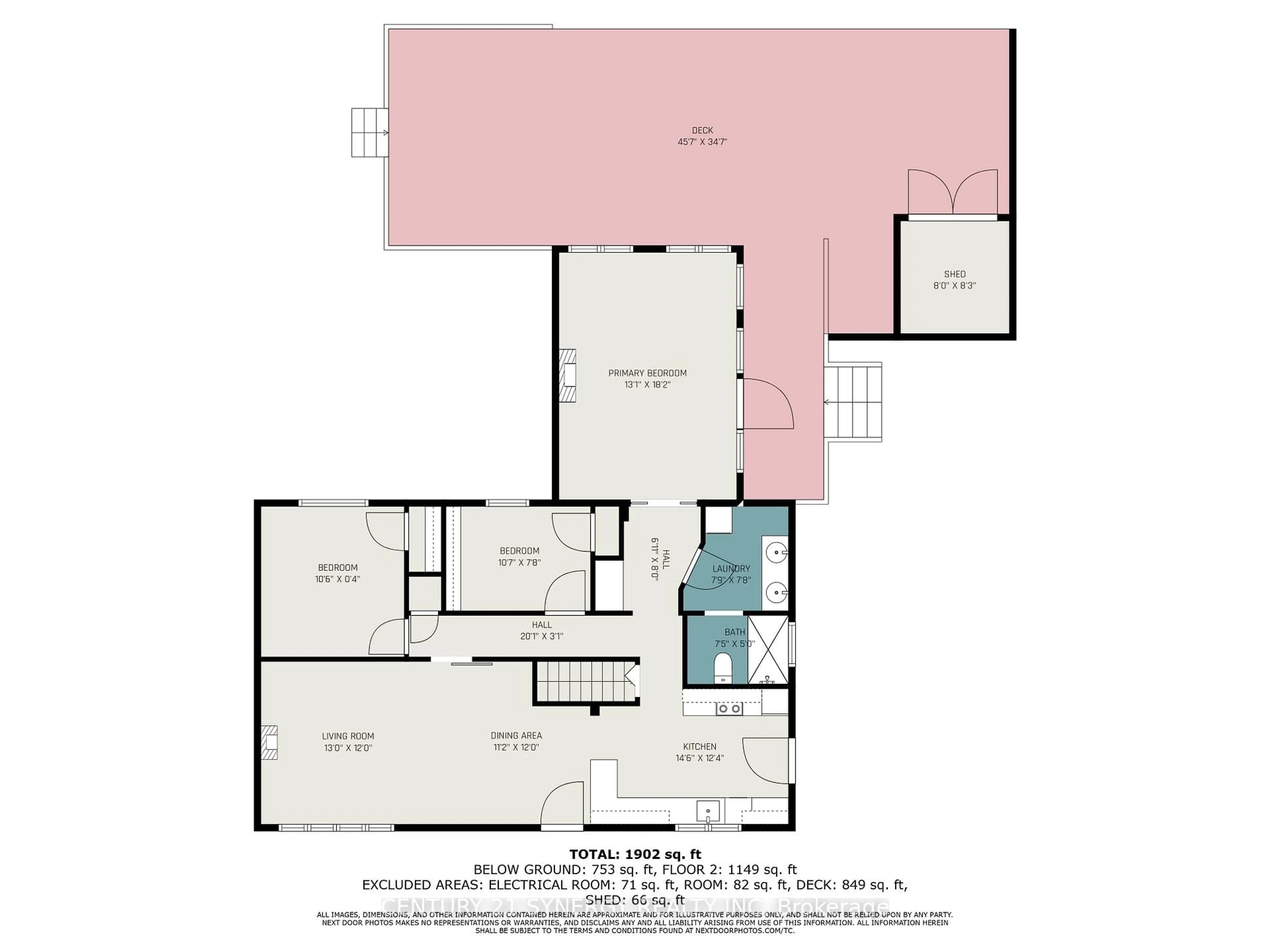 Floor plan for 92 Jasper Ave, Smiths Falls Ontario K7A 4E1