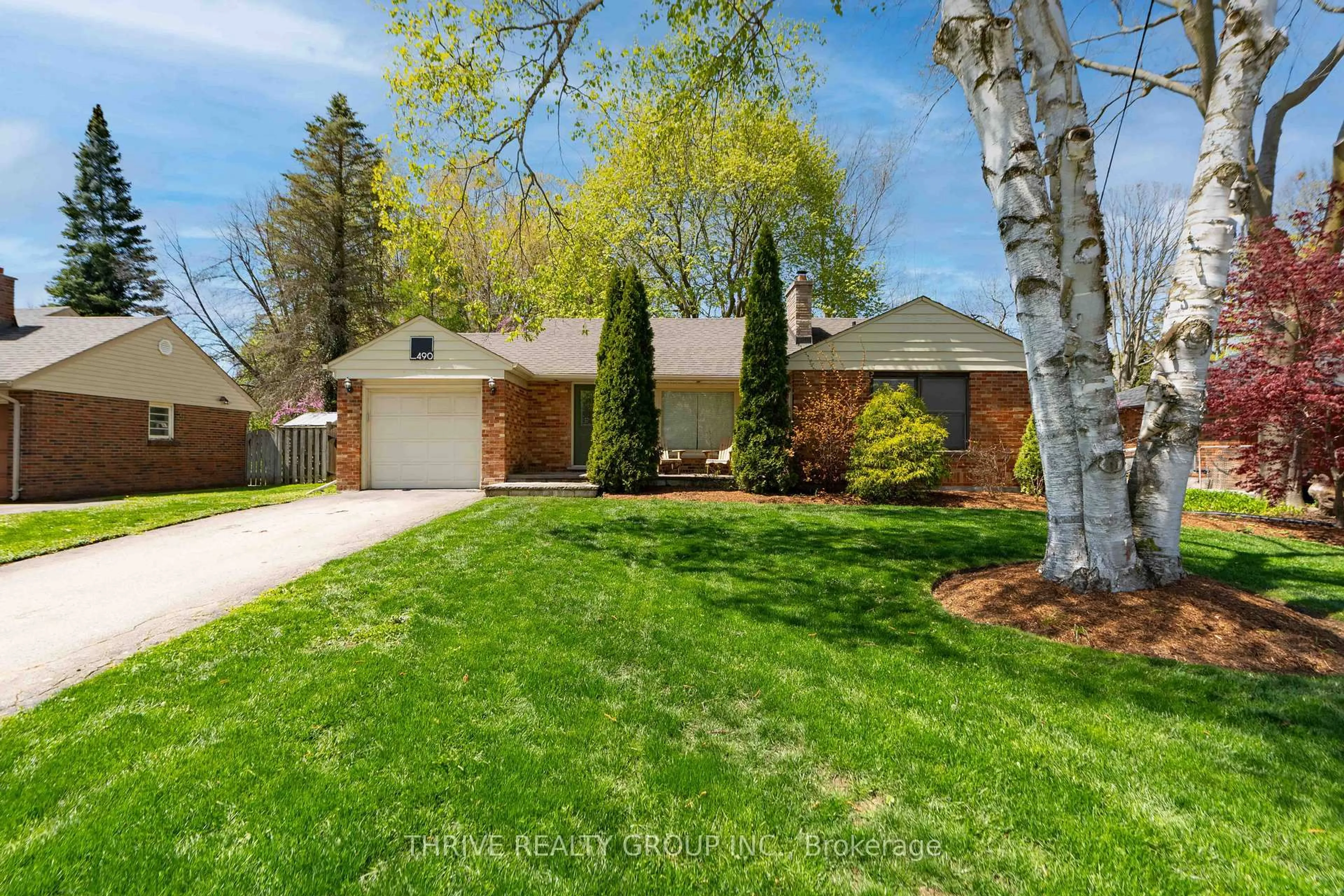 Home with brick exterior material, street for 490 West Mile Rd, London North Ontario N6H 3M2