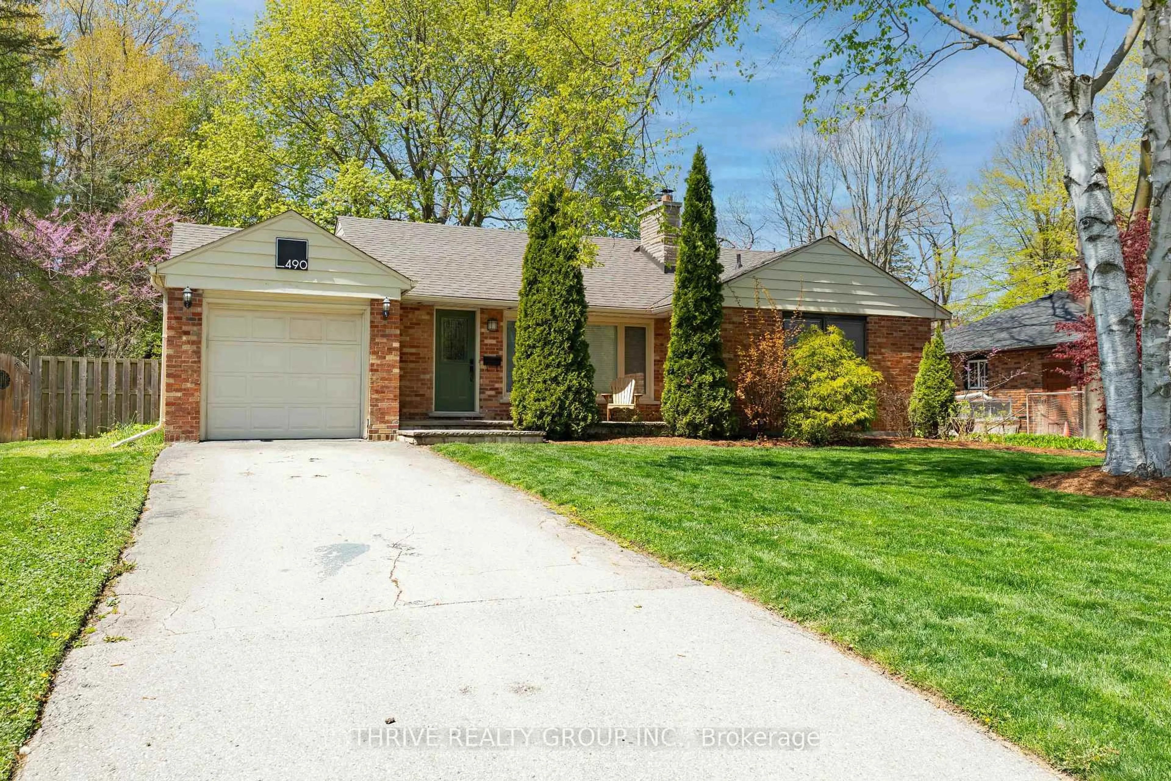 Home with brick exterior material, street for 490 West Mile Rd, London North Ontario N6H 3M2