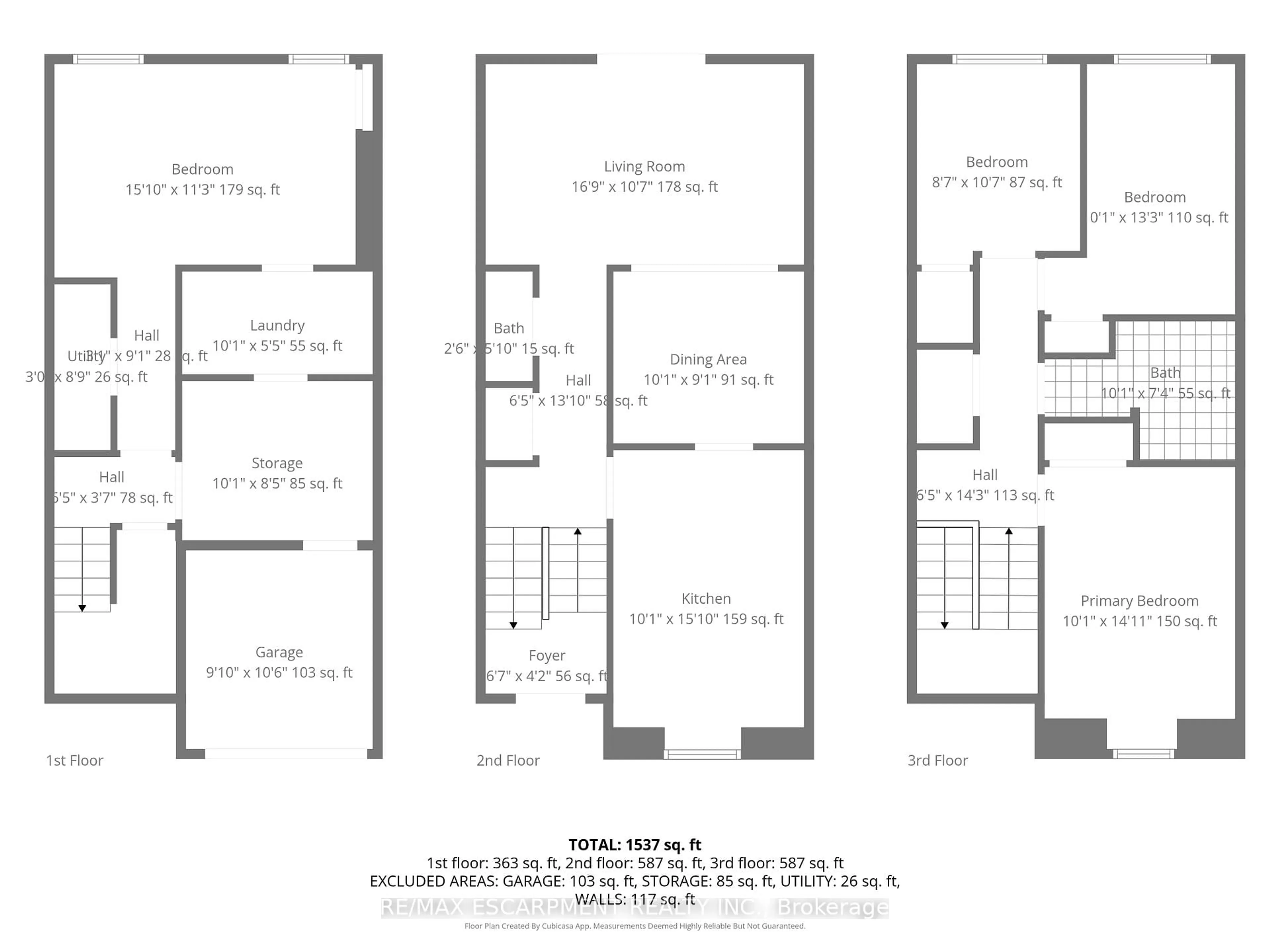 Floor plan for 662 Grey St #C, Brantford Ontario N3S 4Y4
