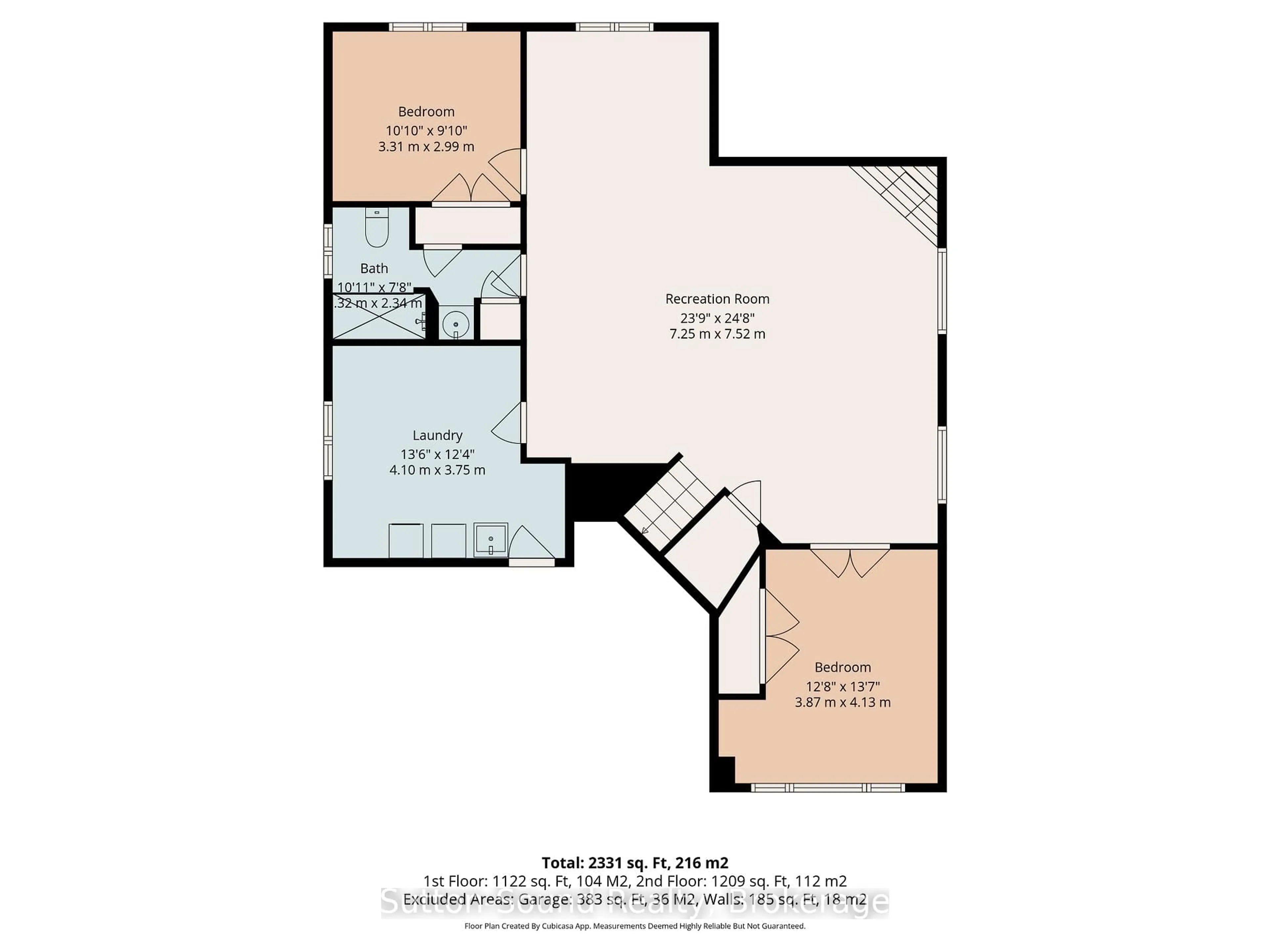 Floor plan for 368 5th Ave A Ave, Owen Sound Ontario N4K 6S7