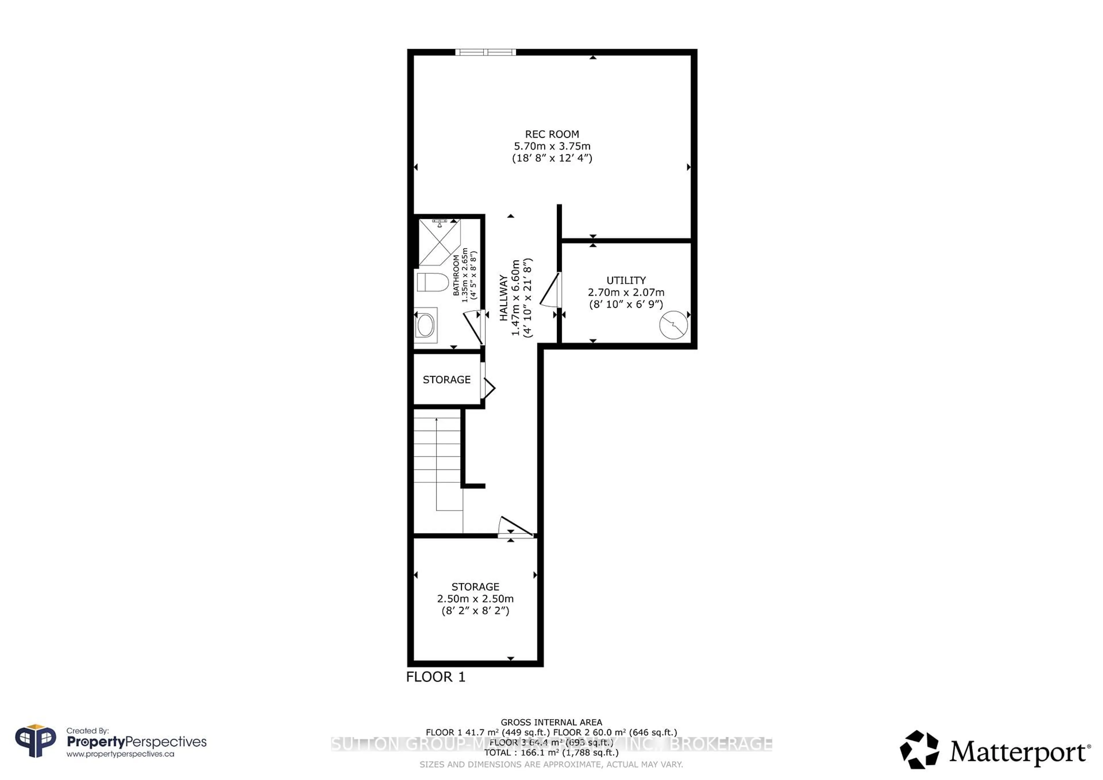 Floor plan for 1596 Crimson Cres, Kingston Ontario K7P 0J3