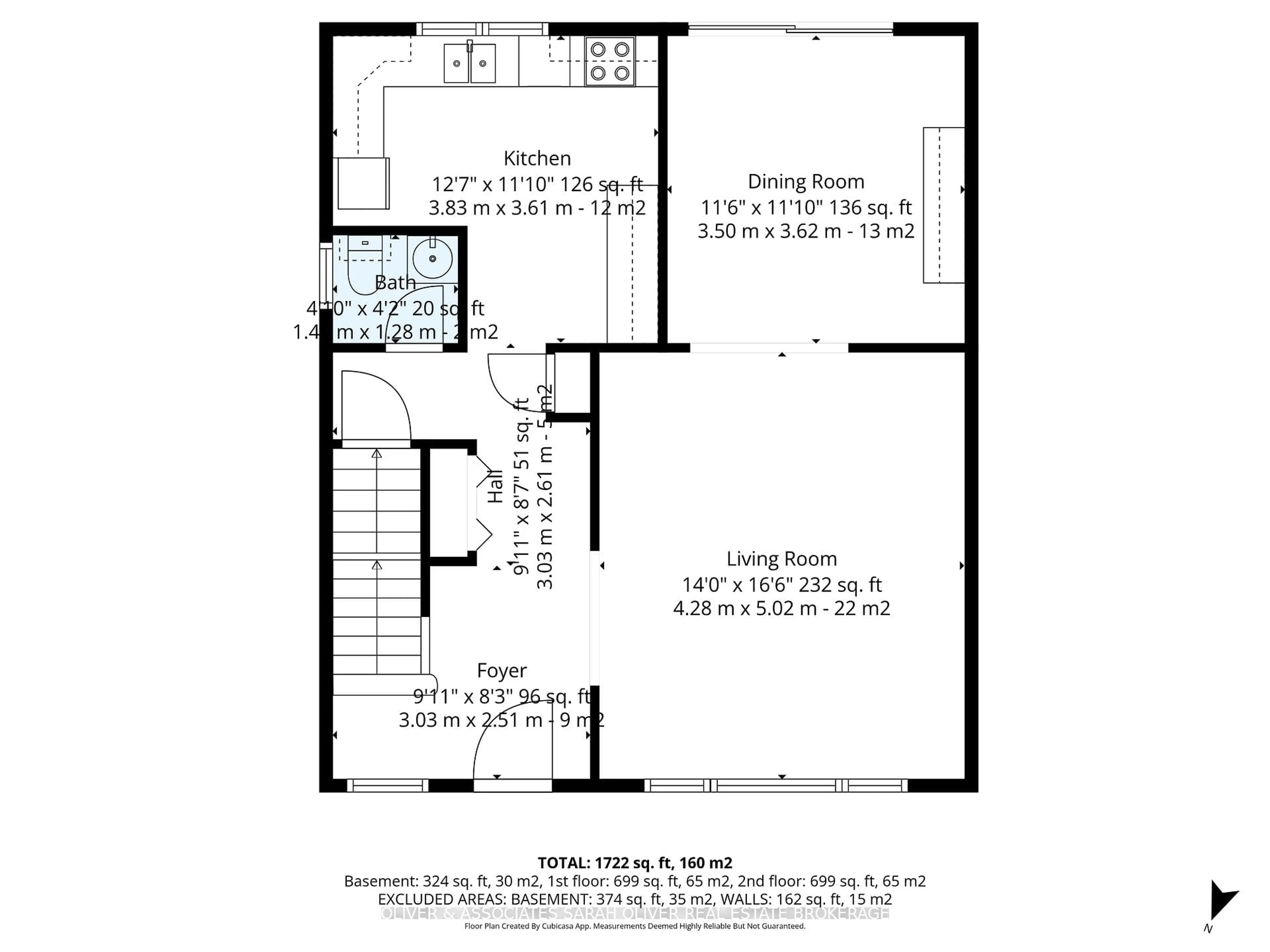 Floor plan for 14 Brentwood Cres, London North Ontario N6G 1X2