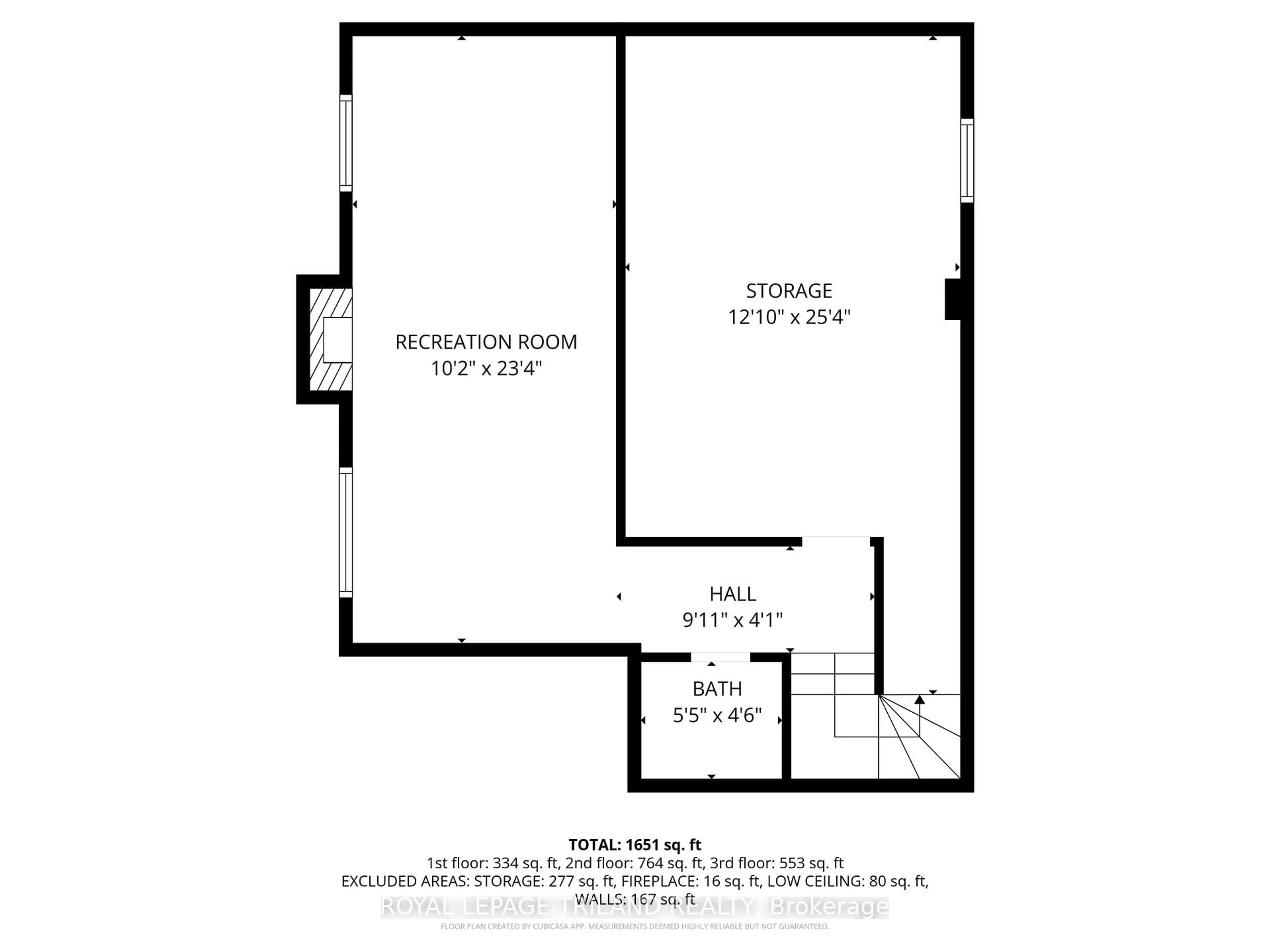 Floor plan for 997 Maitland St, London East Ontario N5Y 2X7