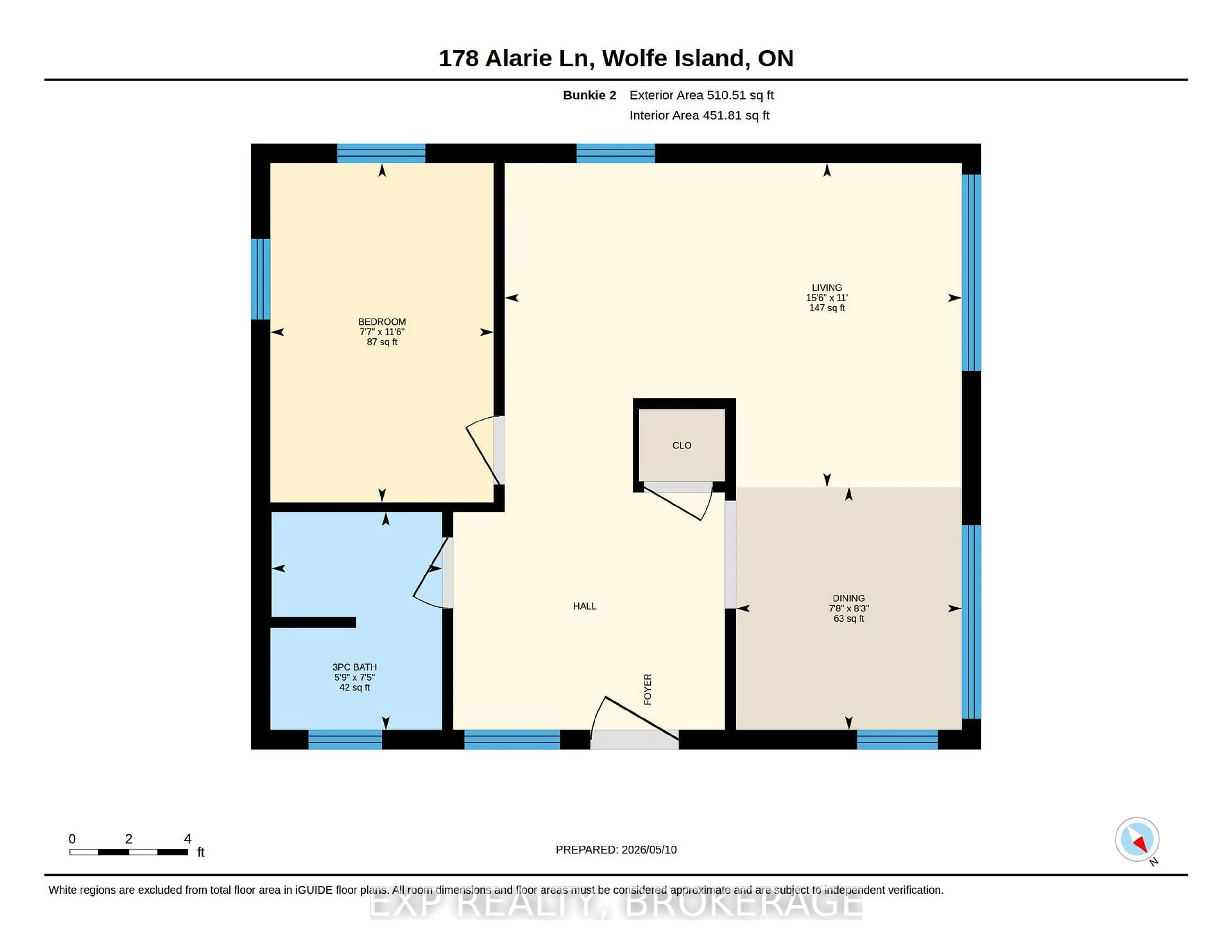 Floor plan for 178 ALARIE Lane, Wolfe Island Ontario K0H 2Y0