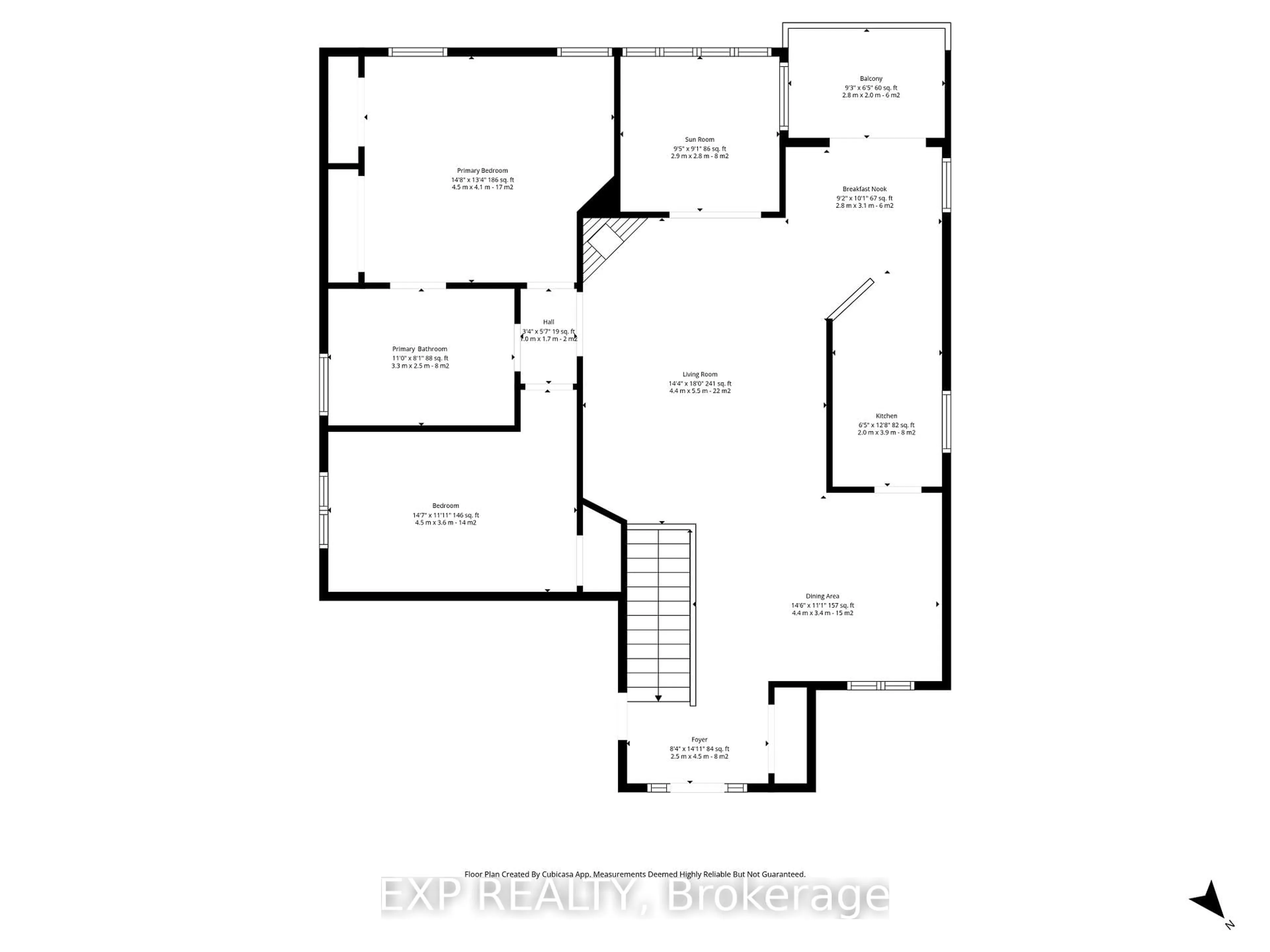 Floor plan for 434 Moffatt St, Carleton Place Ontario K7C 4T4