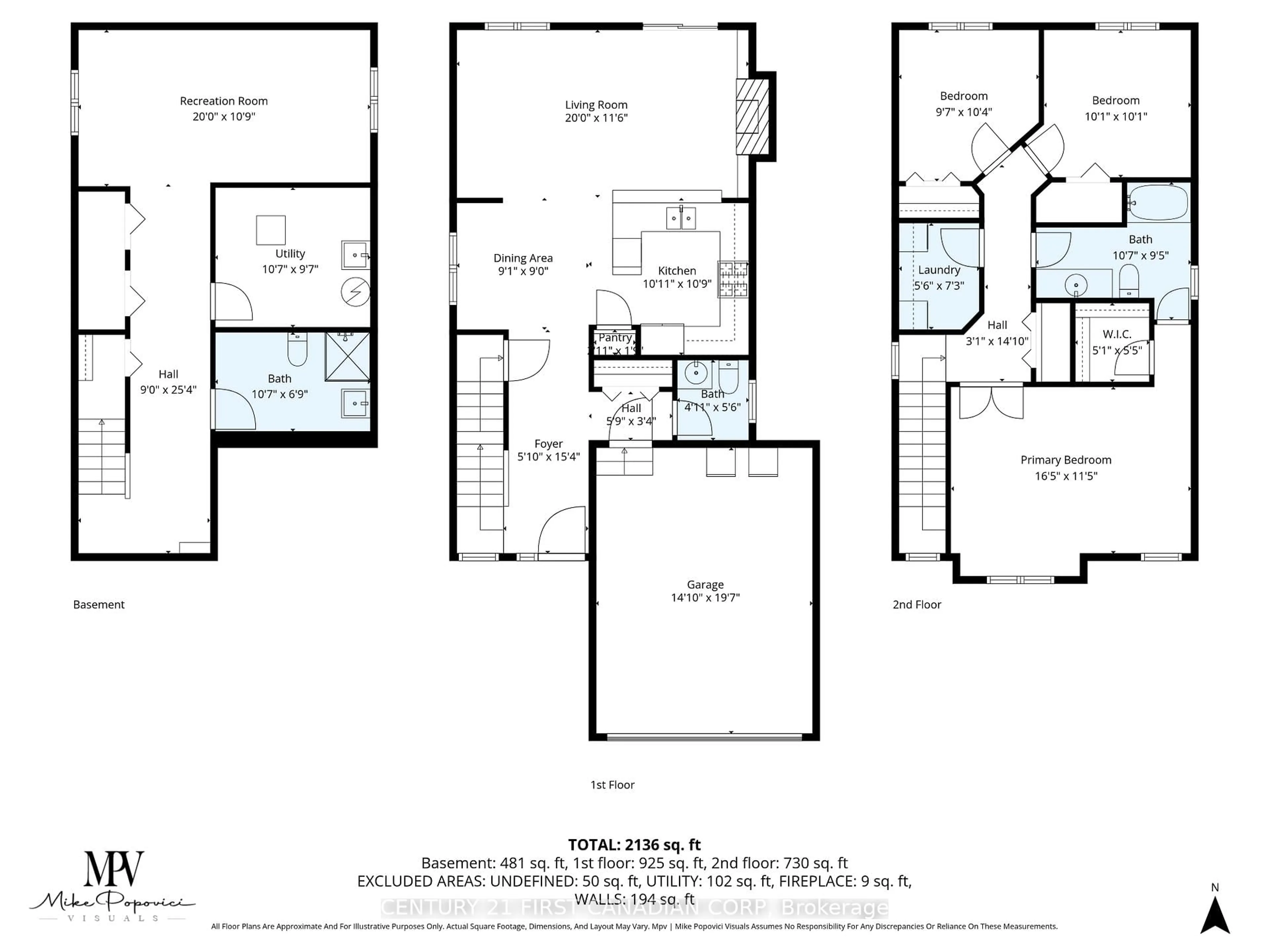 Floor plan for 21 Pear Tree Ave, St. Thomas Ontario N5R 0B5