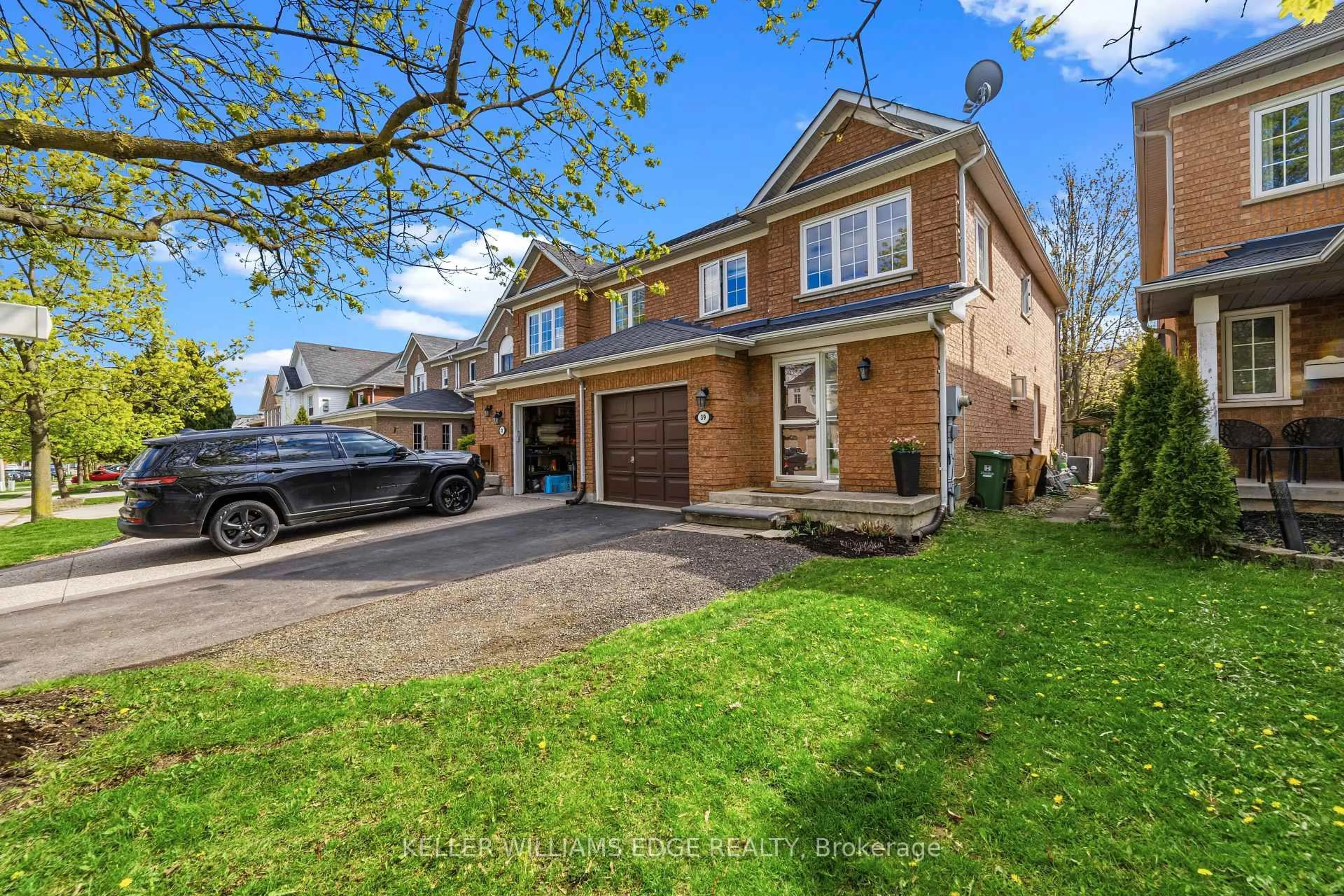 Home with brick exterior material, street for 39 Harnesworth Cres, Hamilton Ontario L0R 2H6
