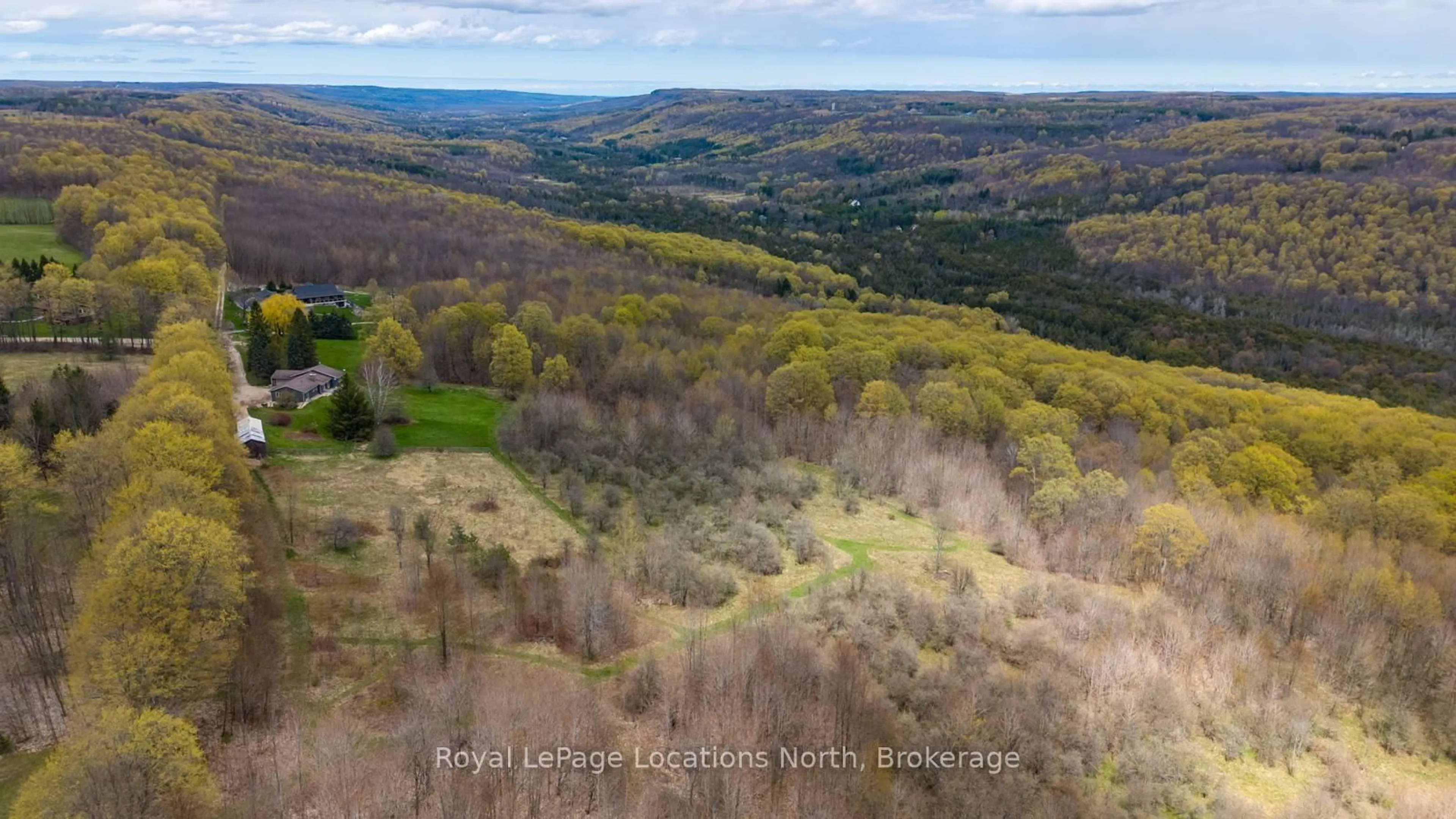 A pic from outside/outdoor area/front of a property/back of a property/a pic from drone, forest/trees view for 446070 Johnston's Sdrd, Grey Highlands Ontario N0C 1E0
