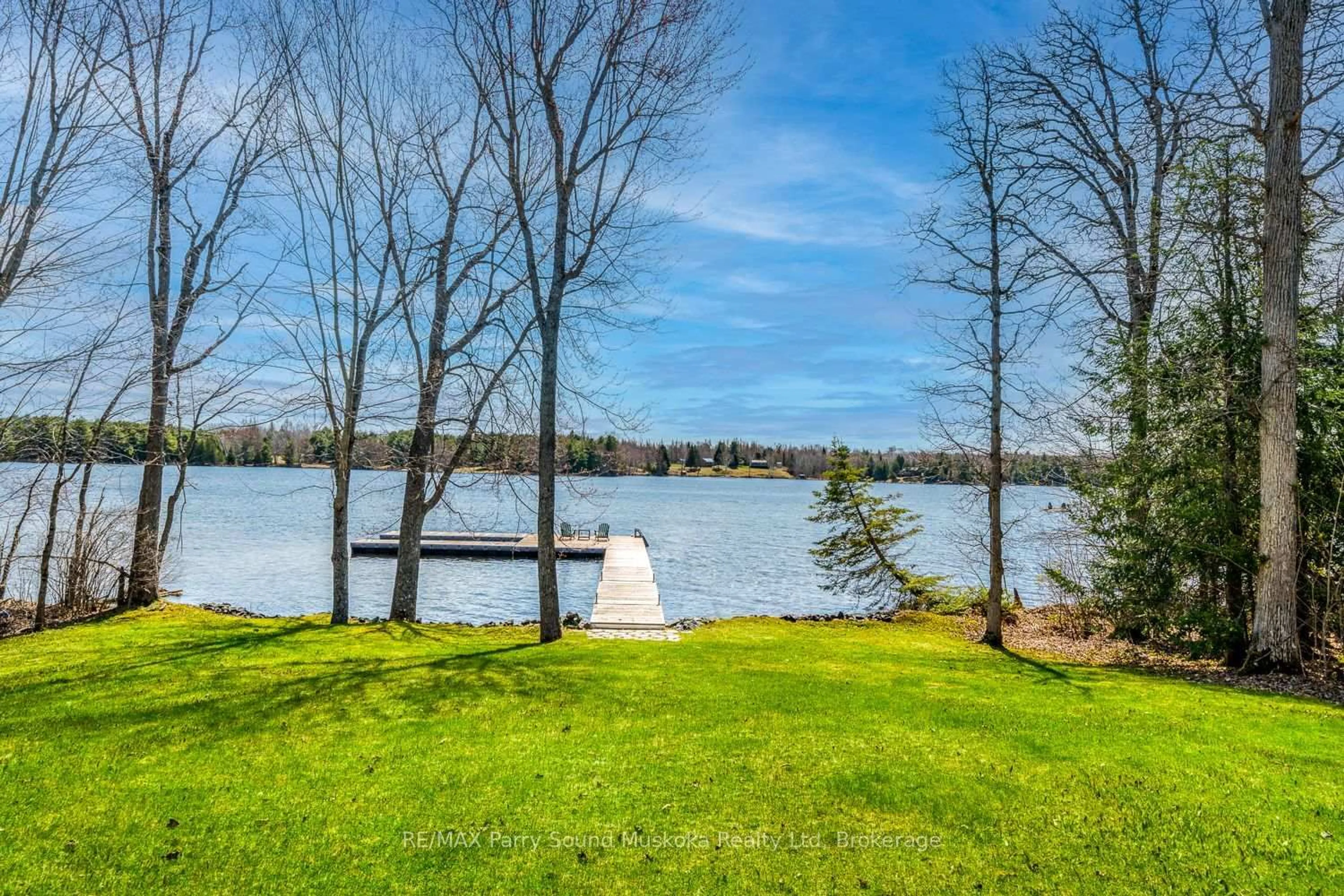 Patio, water/lake/river/ocean view for 48 Wendy's Lane, McKellar Ontario P2A 0B5
