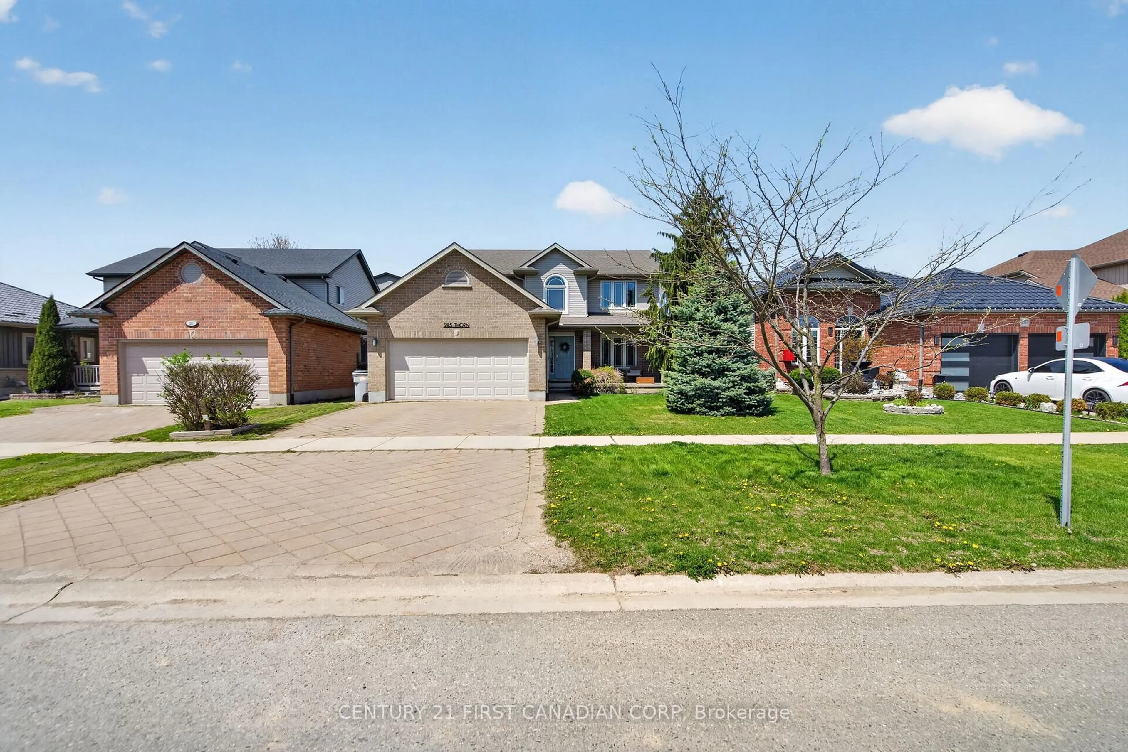 Home with brick exterior material, street for 285 Thorne Dr, Strathroy-Caradoc Ontario N7G 4C9