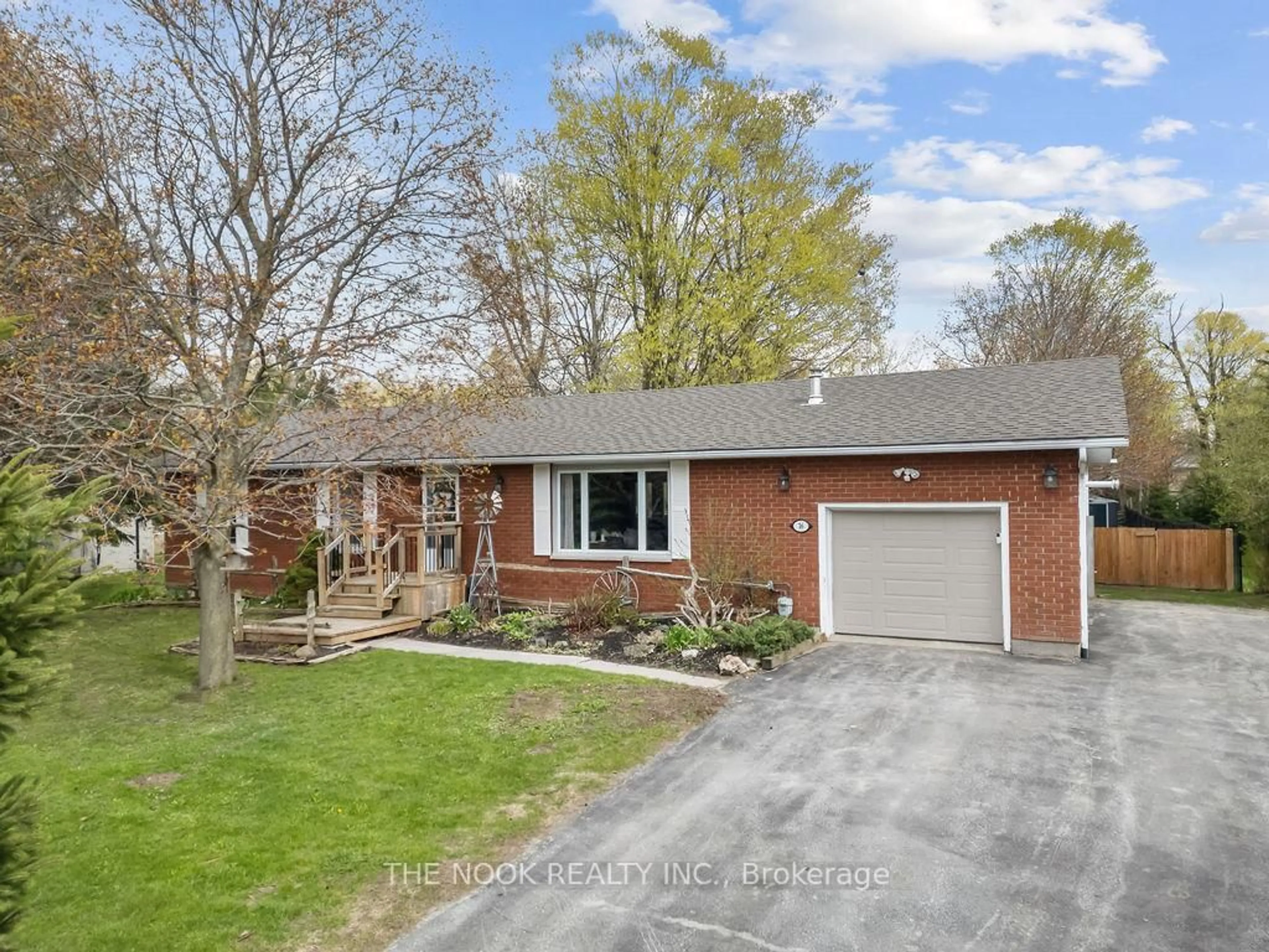 Home with brick exterior material, street for 16 Robmar Cres, Kawartha Lakes Ontario K0M 2J0